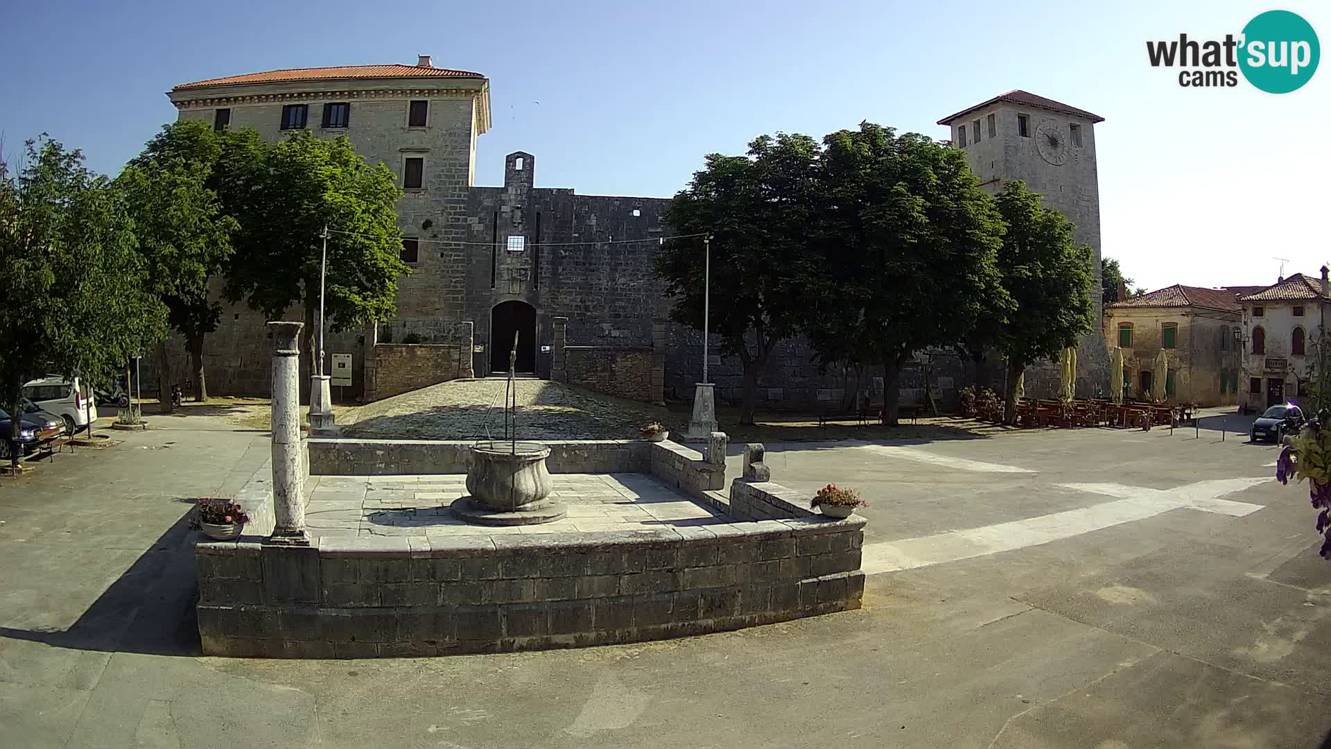 Webcam Svetvinčenat – the Castle and well – Istria – Croatia