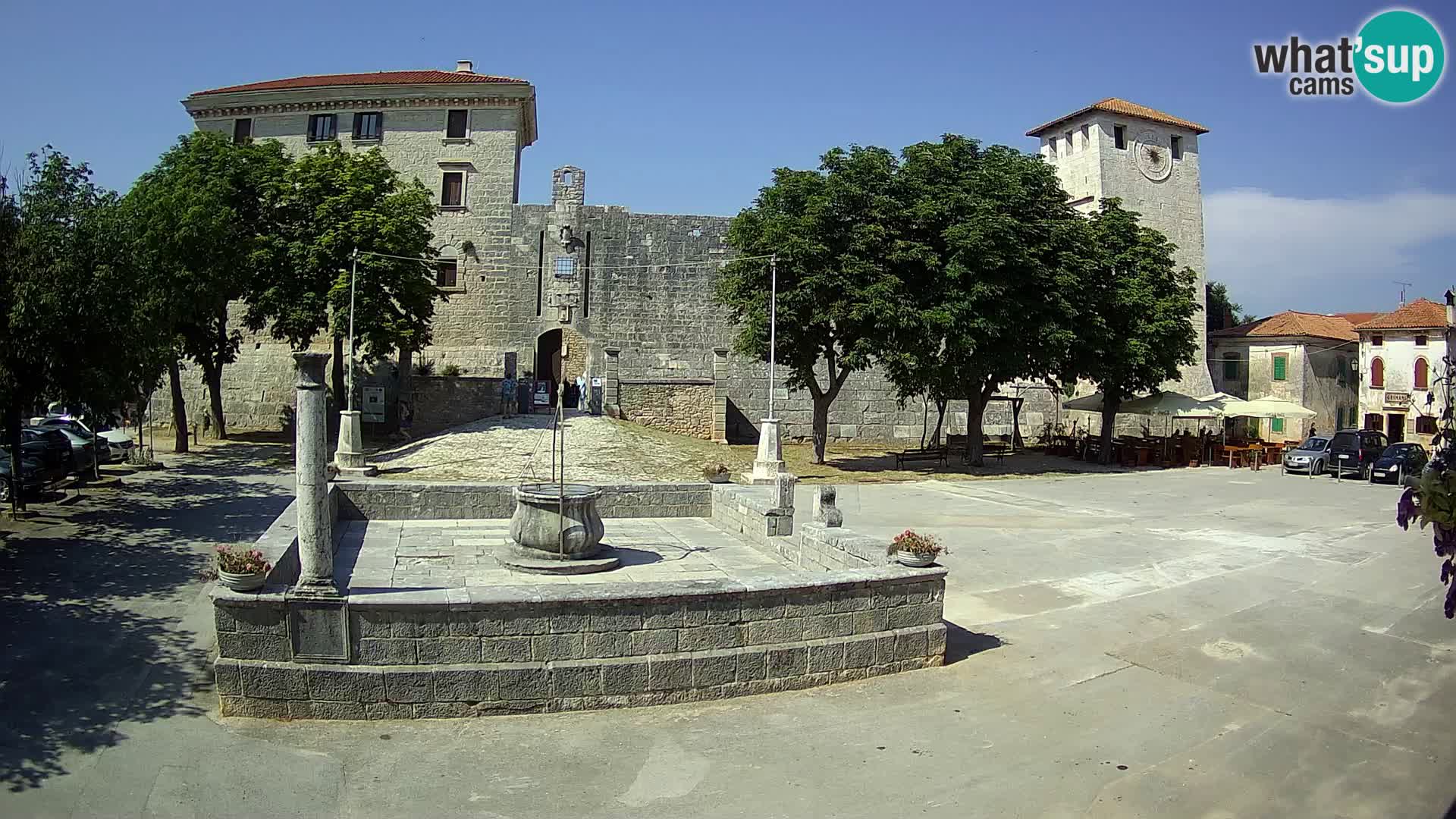 Webcam Svetvinčenat – the Castle and well – Istria – Croatia