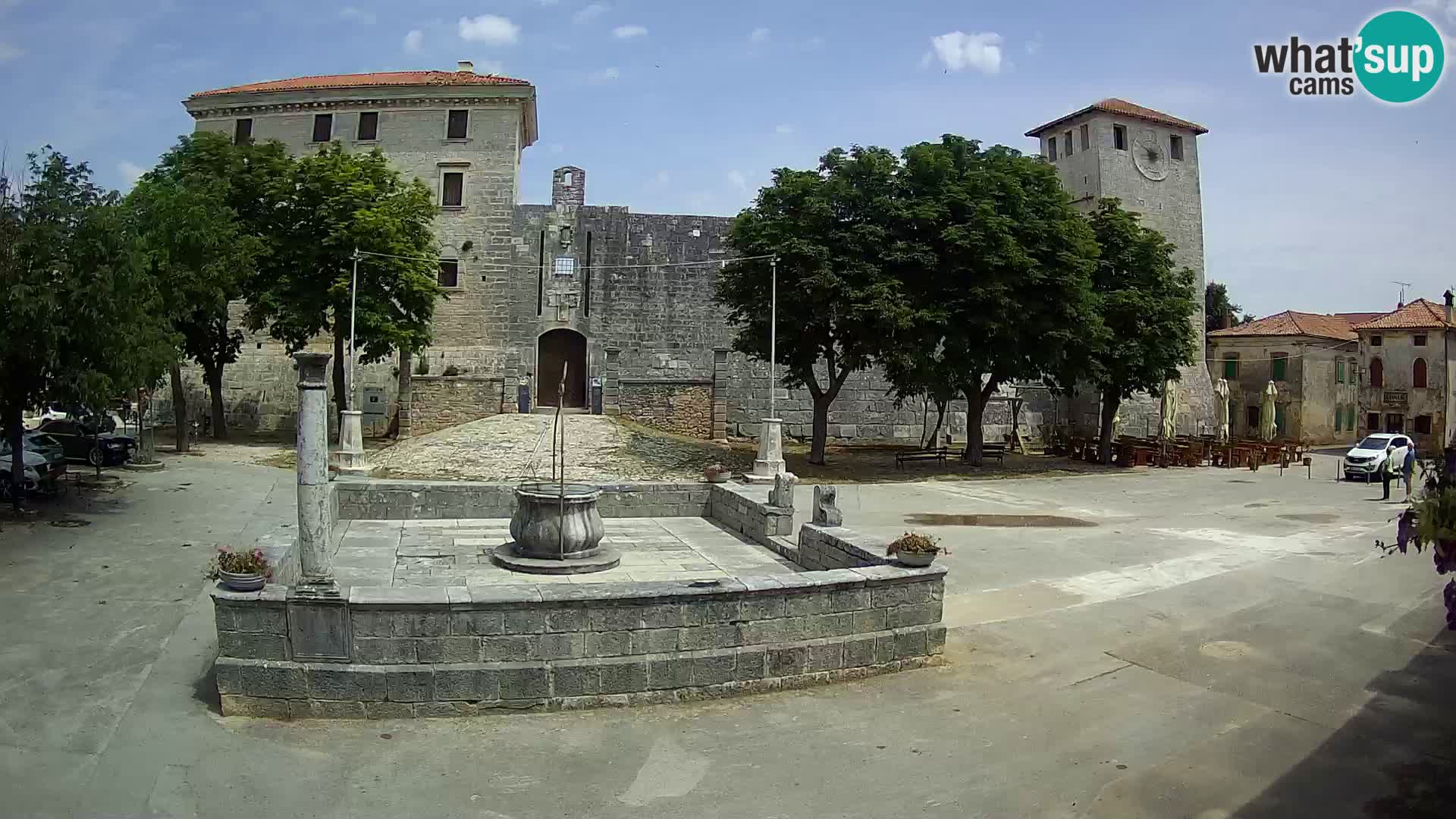 Webcam Svetvinčenat – the Castle and well – Istria – Croatia