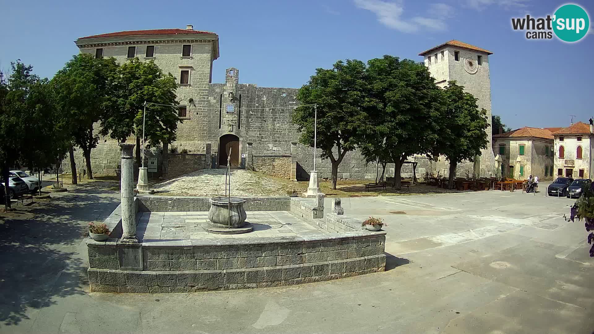 Webcam Svetvinčenat – el castillo y el pozo – Istria – Croacia