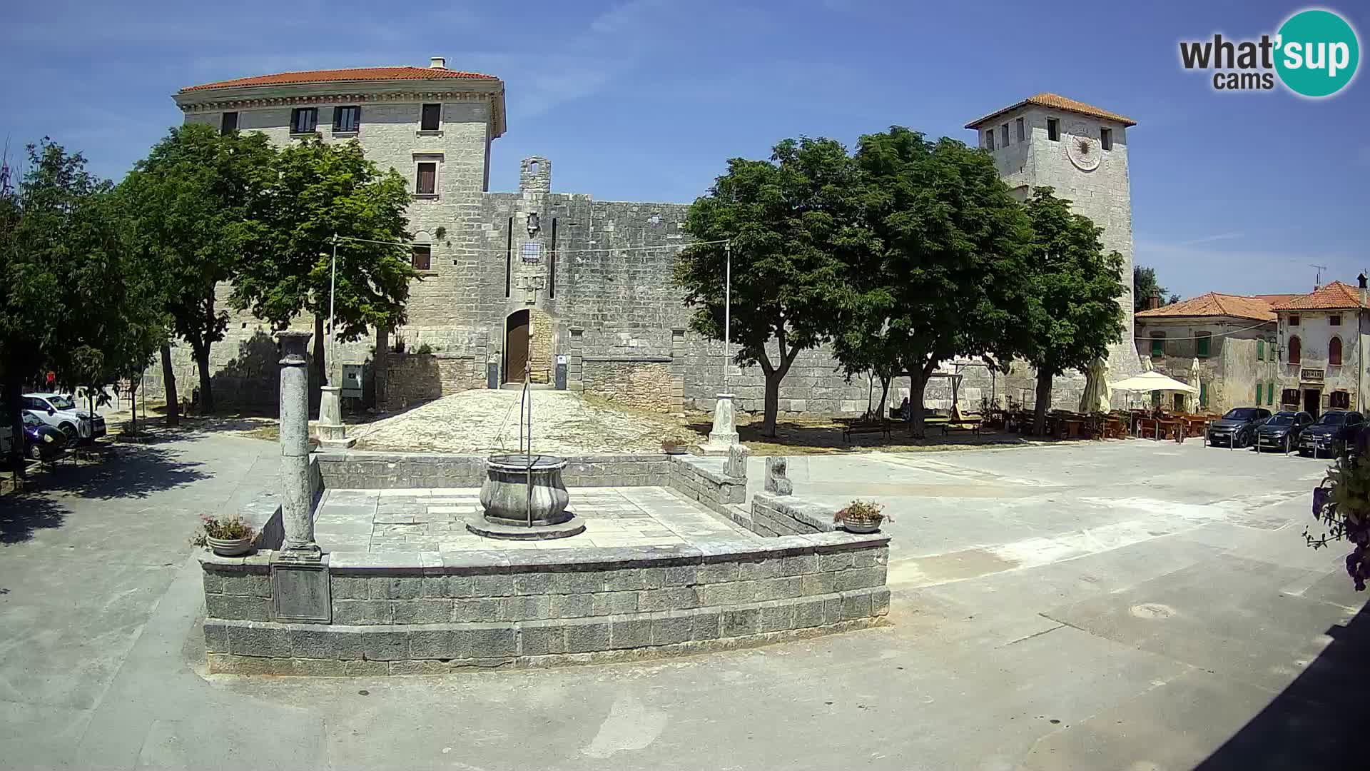 Webcam Svetvinčenat – the Castle and well – Istria – Croatia