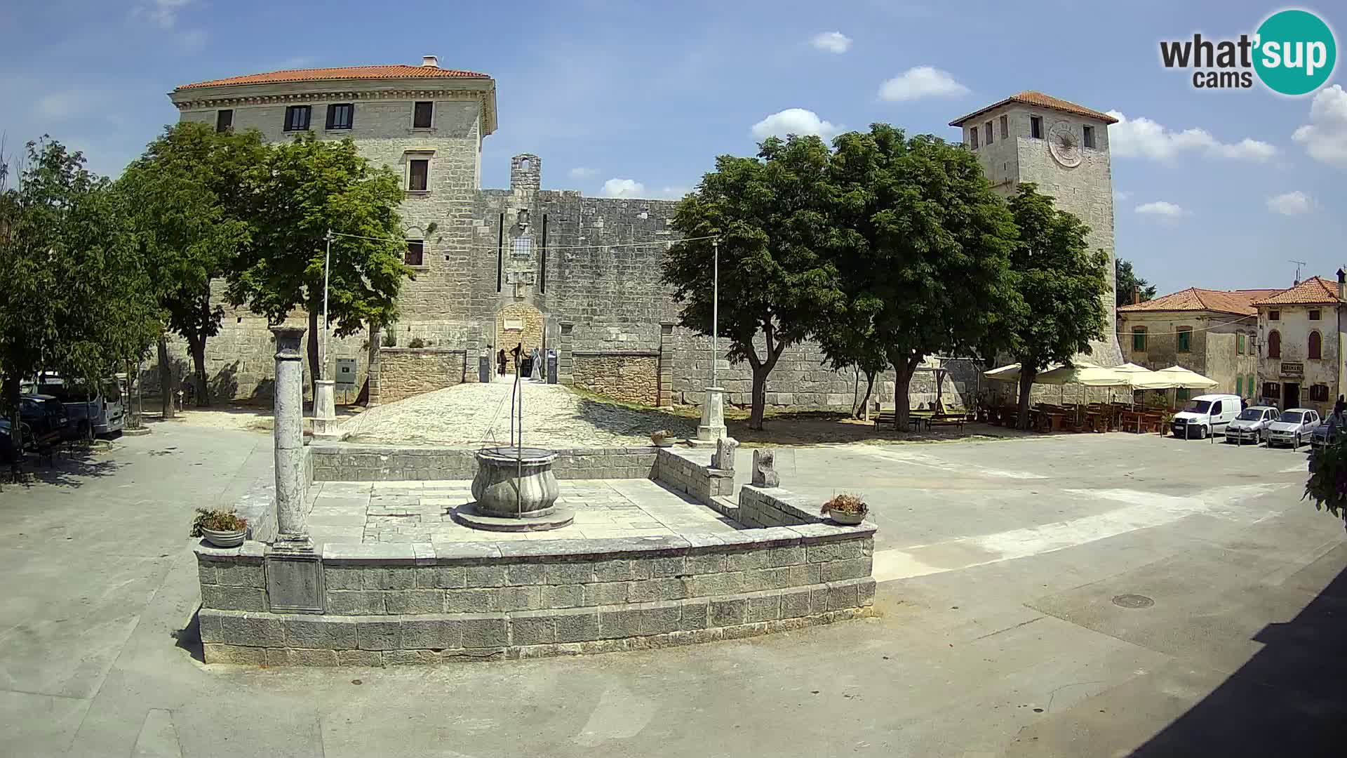 Webcam Svetvinčenat – the Castle and well – Istria – Croatia
