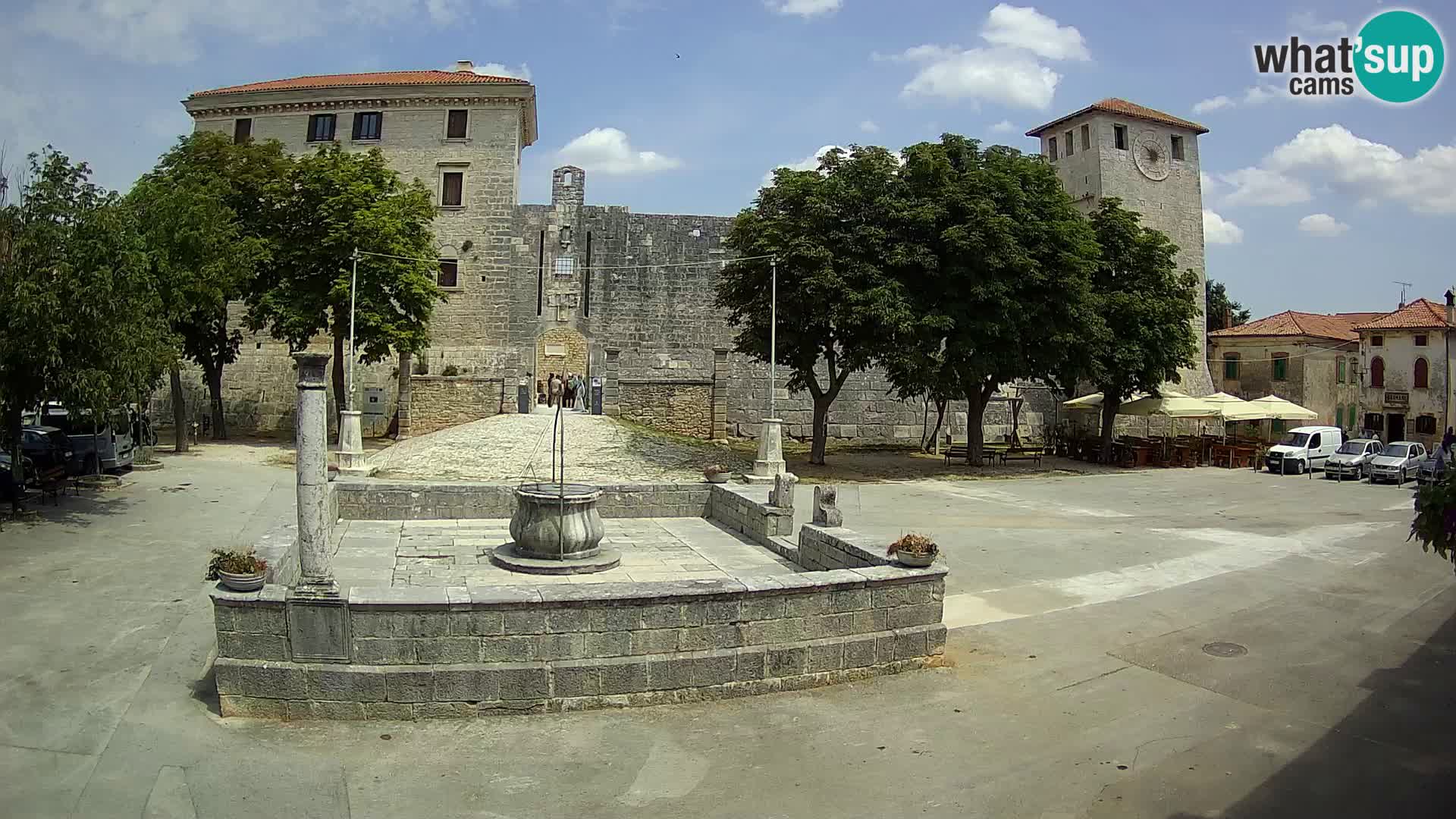 Webcam Svetvinčenat (Sanvincenti) – il castello e il pozzo – Istria – Croazia