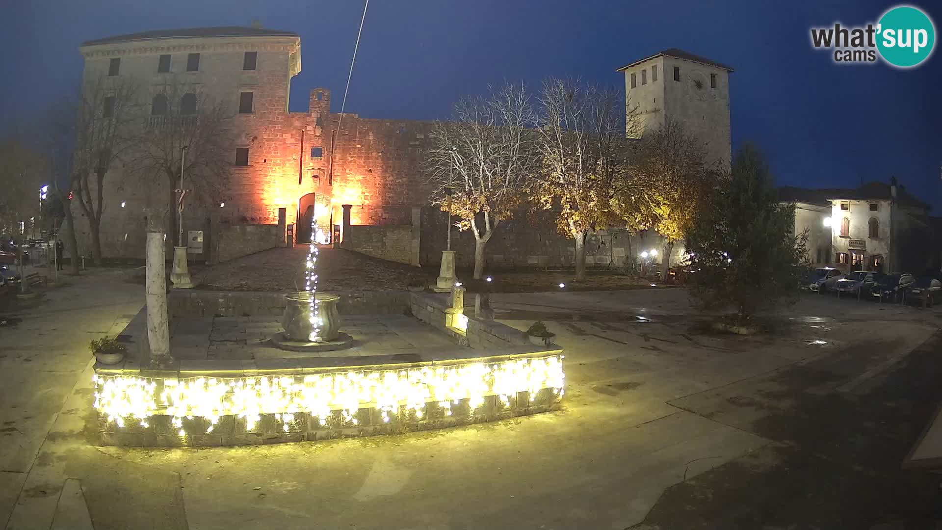 Webcam Svetvinčenat – the Castle and well – Istria – Croatia