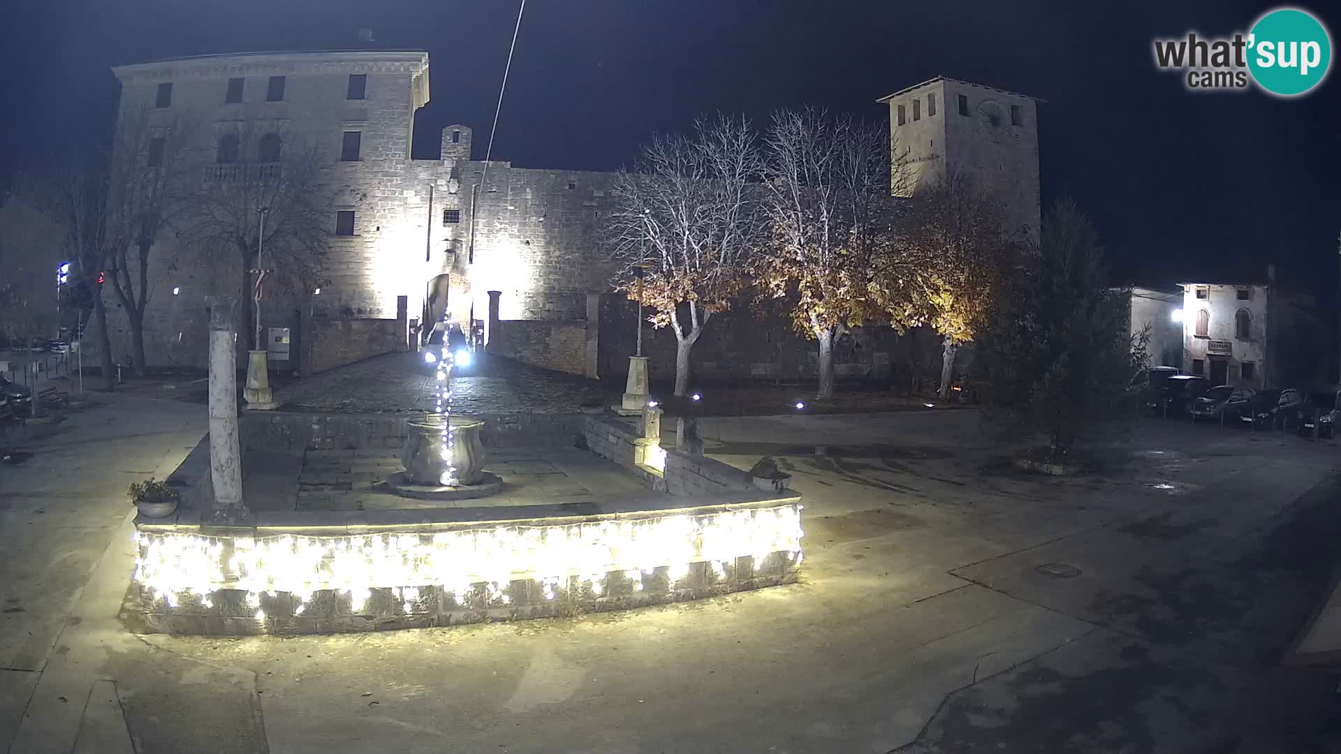 Webcam Svetvinčenat (Sanvincenti) – il castello e il pozzo – Istria – Croazia