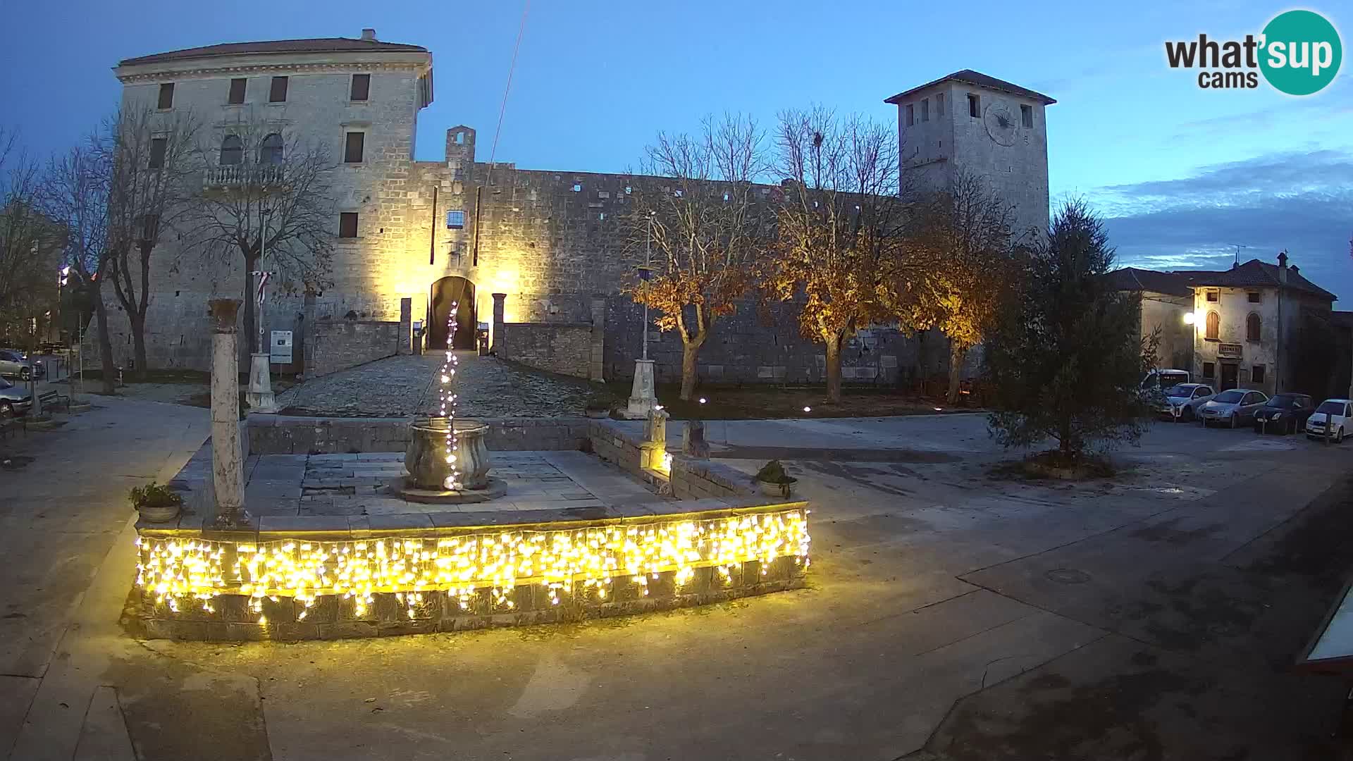 Webcam Svetvinčenat – the Castle and well – Istria – Croatia