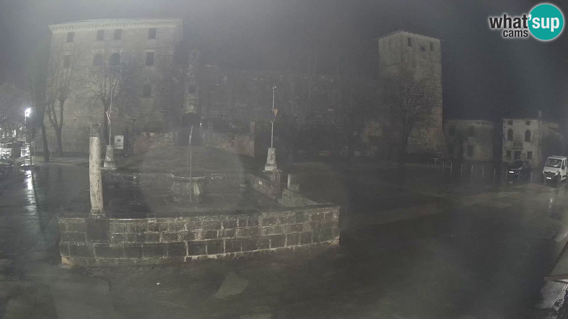 Webcam Svetvinčenat (Sanvincenti) – il castello e il pozzo – Istria – Croazia