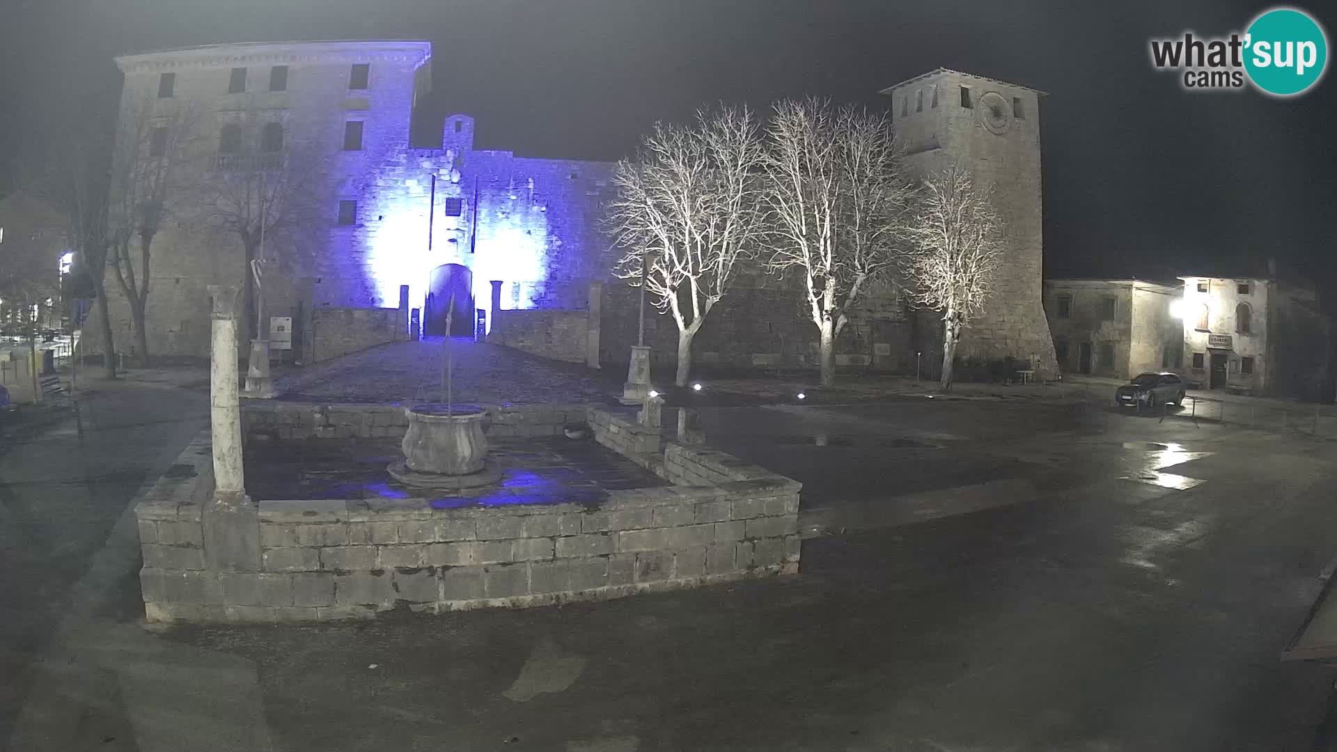 Webcam Svetvinčenat – el castillo y el pozo – Istria – Croacia