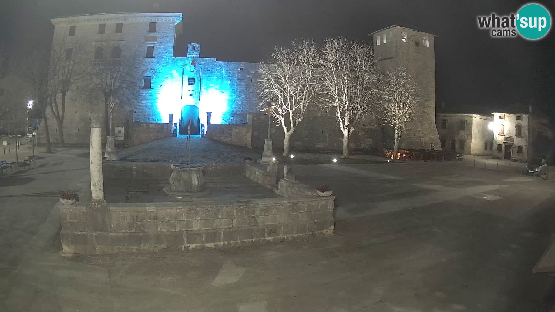 Webcam Svetvinčenat (Sanvincenti) – il castello e il pozzo – Istria – Croazia