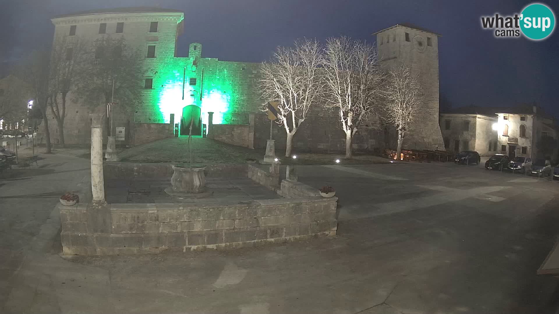 Webcam Svetvinčenat – le château et le puits – Istrie – Croatie