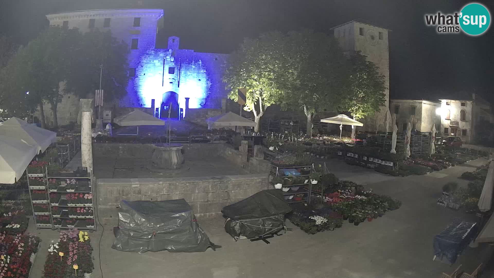 Webcam Svetvinčenat (Sanvincenti) – il castello e il pozzo – Istria – Croazia