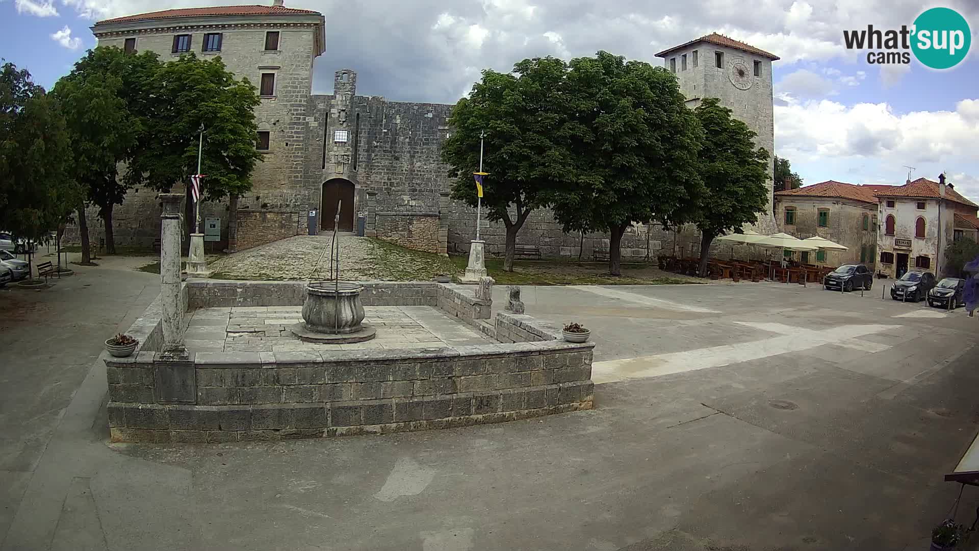 Webcam Svetvinčenat (Sanvincenti) – il castello e il pozzo – Istria – Croazia