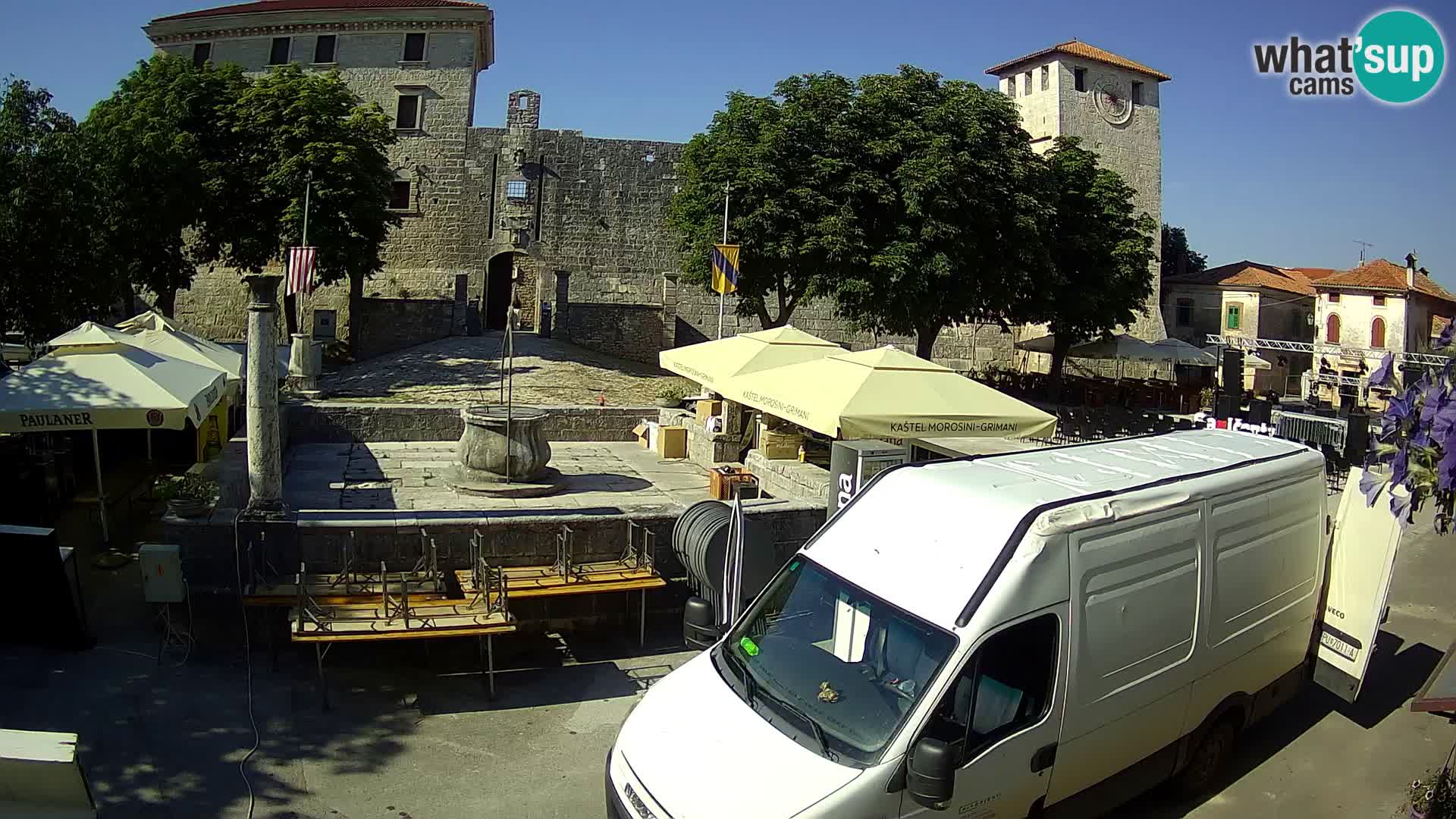 Webcam Svetvinčenat – el castillo y el pozo – Istria – Croacia