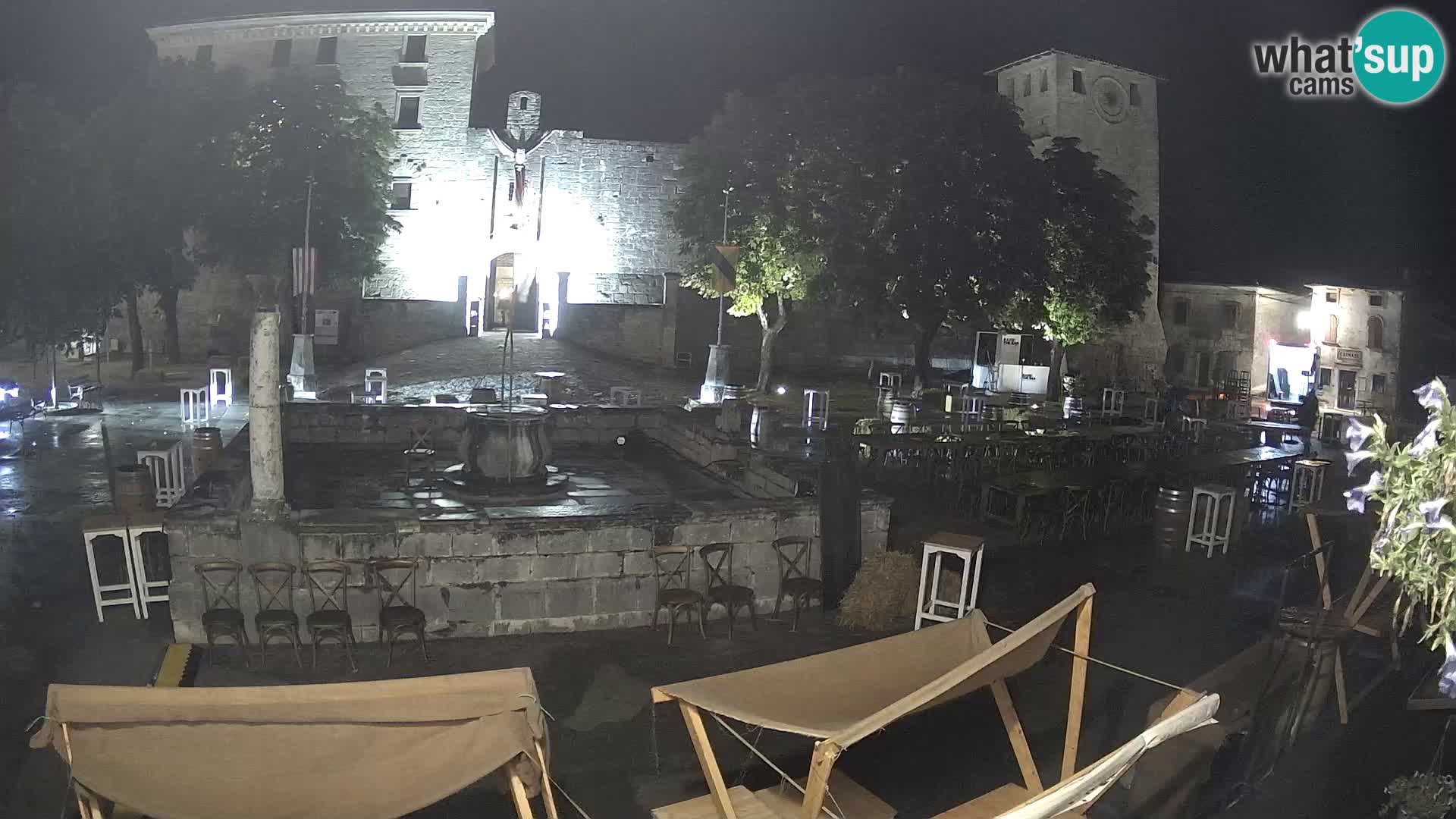 Webcam Svetvinčenat – el castillo y el pozo – Istria – Croacia