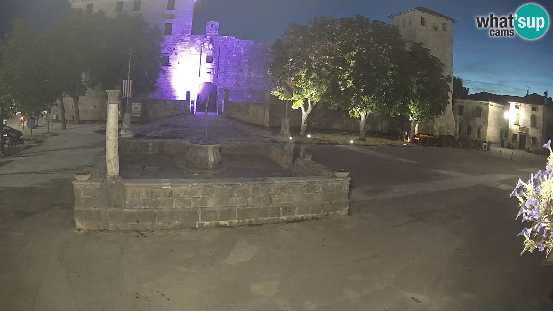 Webcam Svetvinčenat (Sanvincenti) – il castello e il pozzo – Istria – Croazia