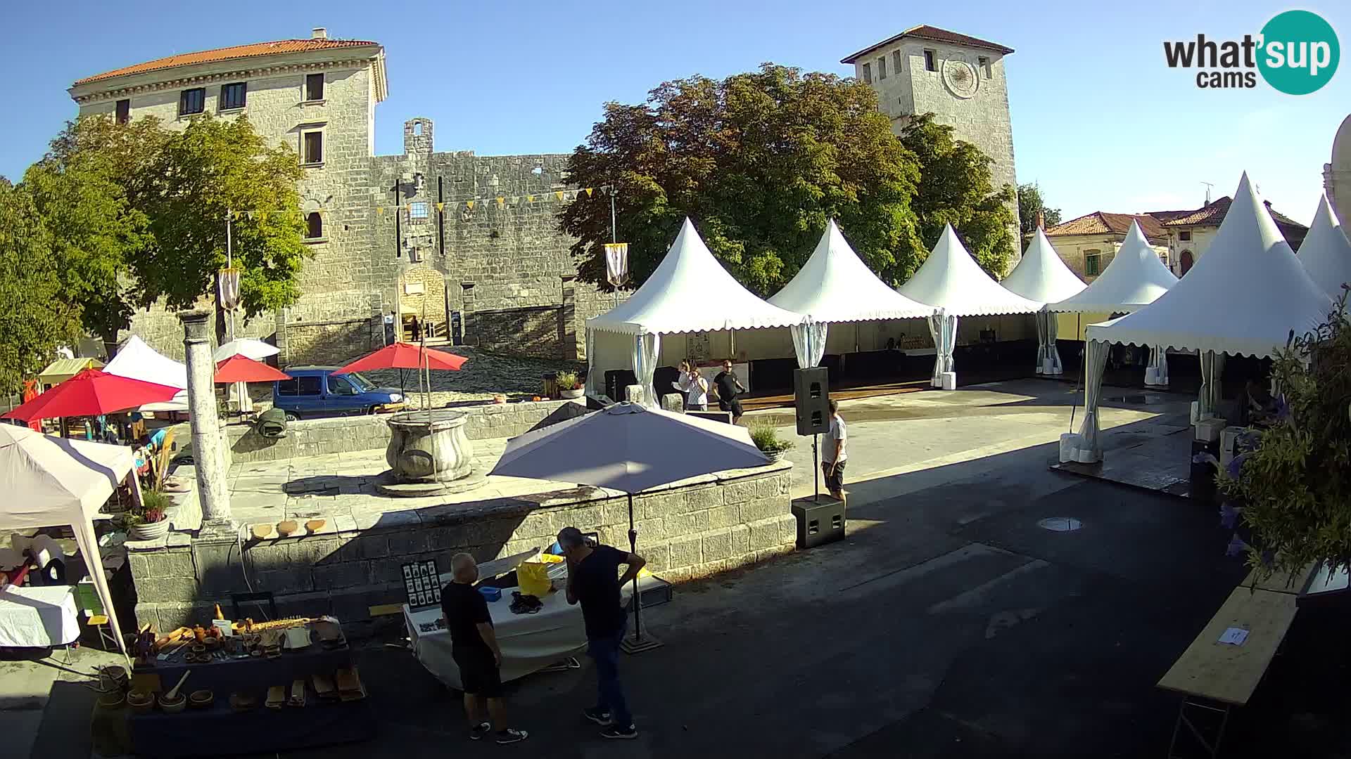 Webcam Svetvinčenat – el castillo y el pozo – Istria – Croacia