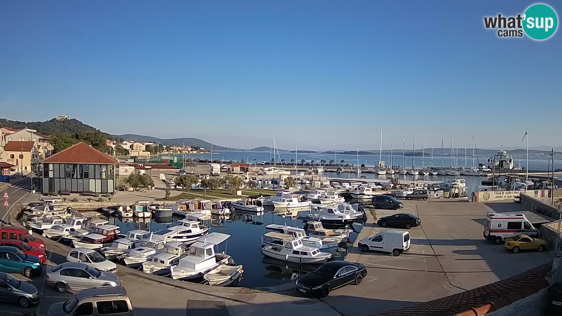 Kamera v živo Tkon – Marina in pristanišče