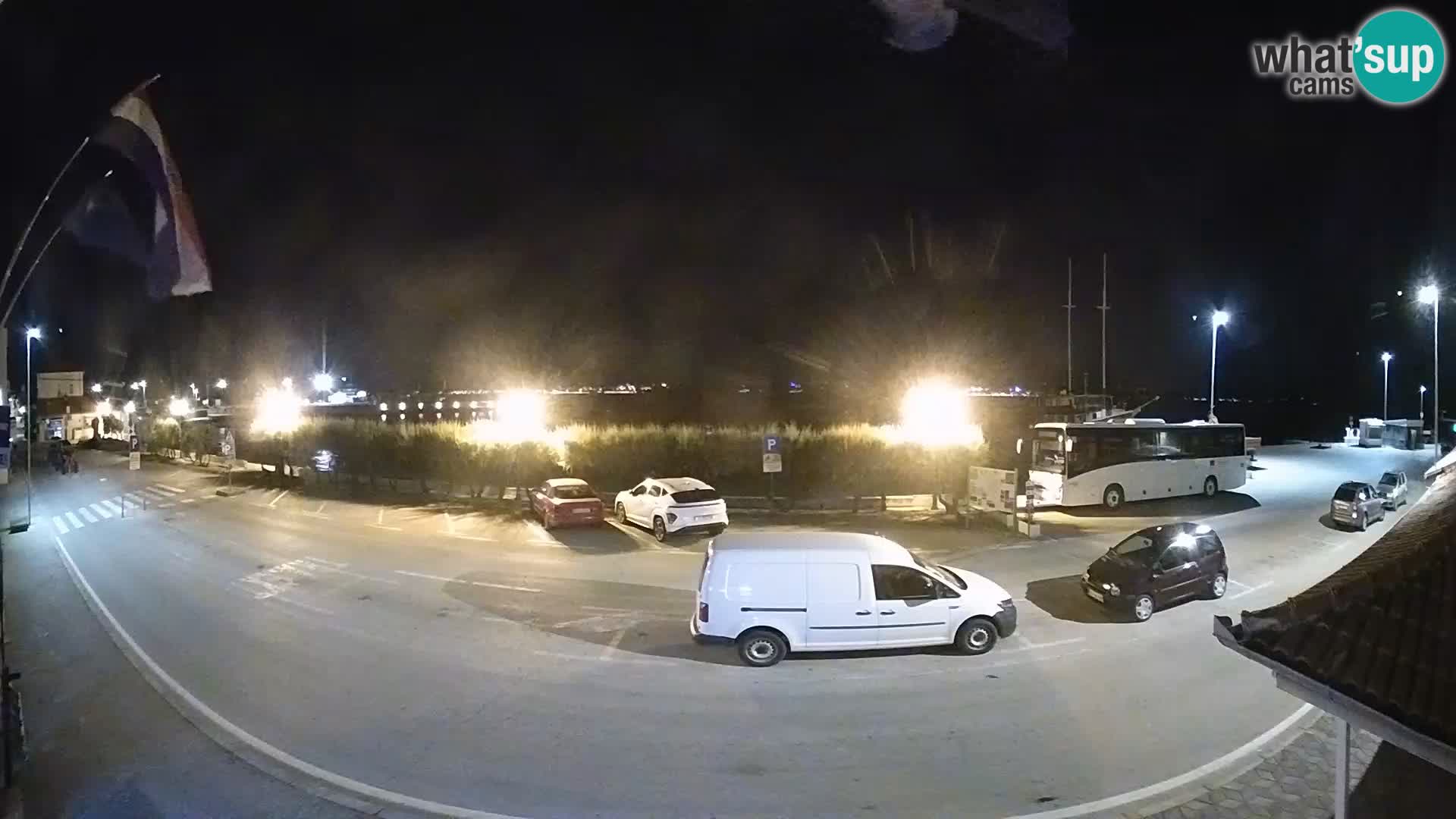 Spletna kamera Tkon – trajektni terminal