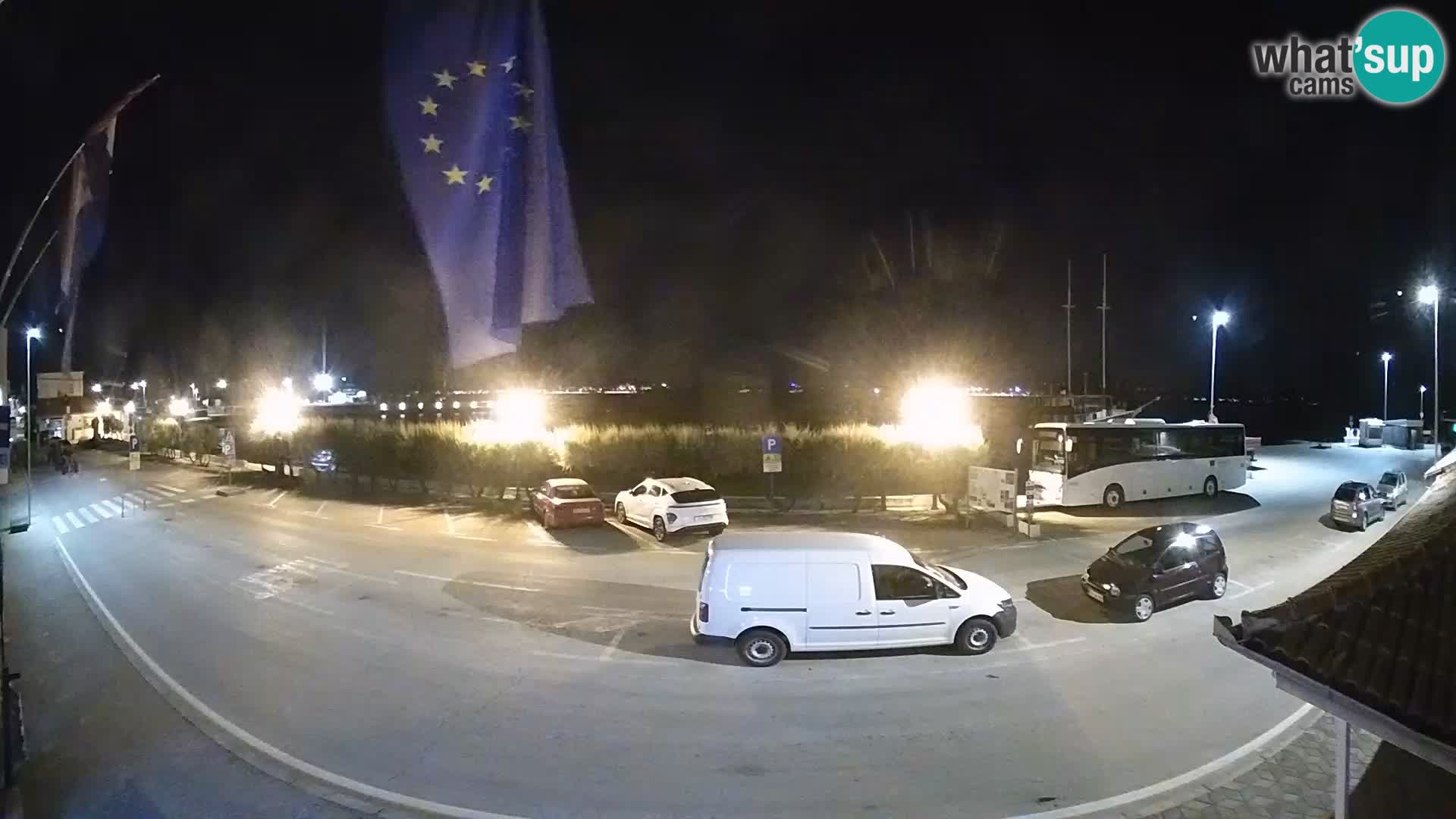 Spletna kamera Tkon – trajektni terminal