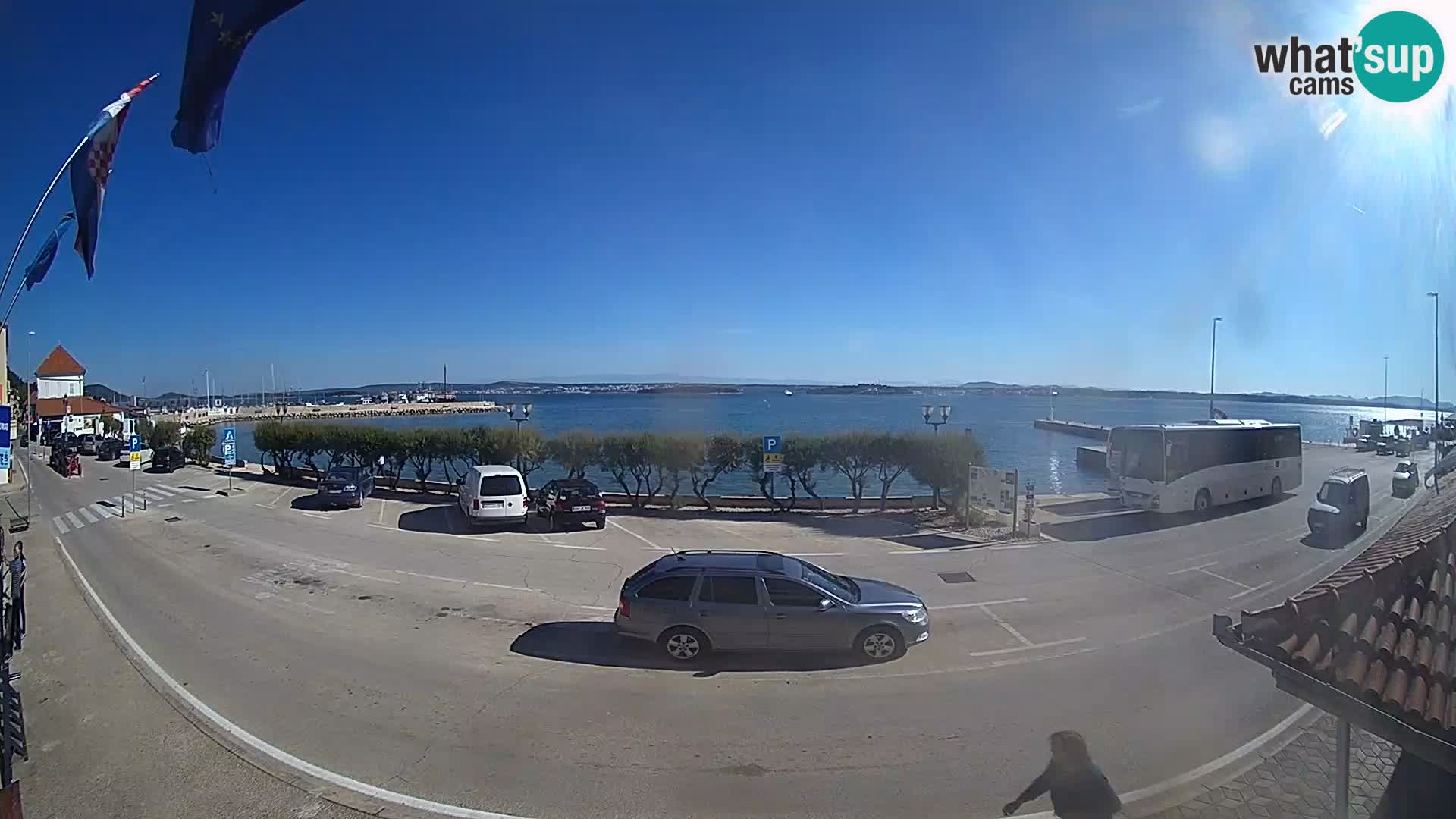 Web kamer u živo Tkon – trajektni terminal
