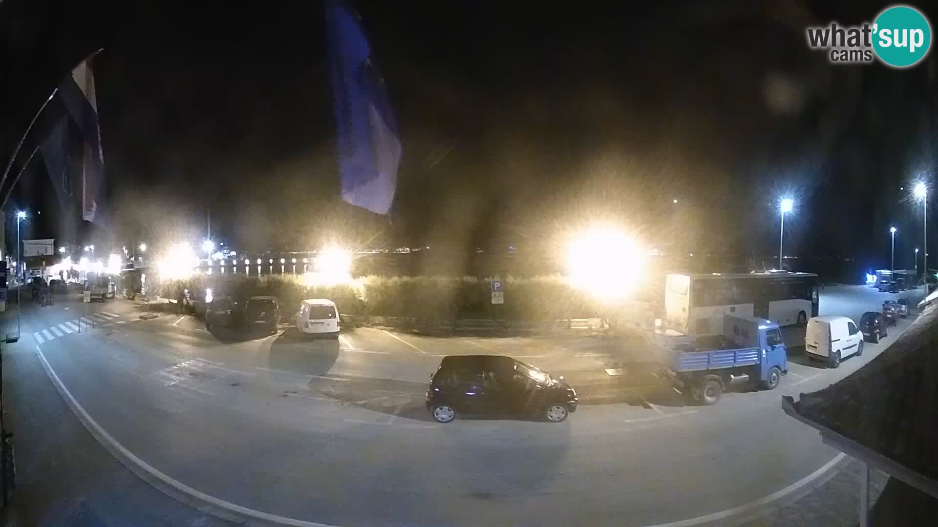 Spletna kamera Tkon – trajektni terminal