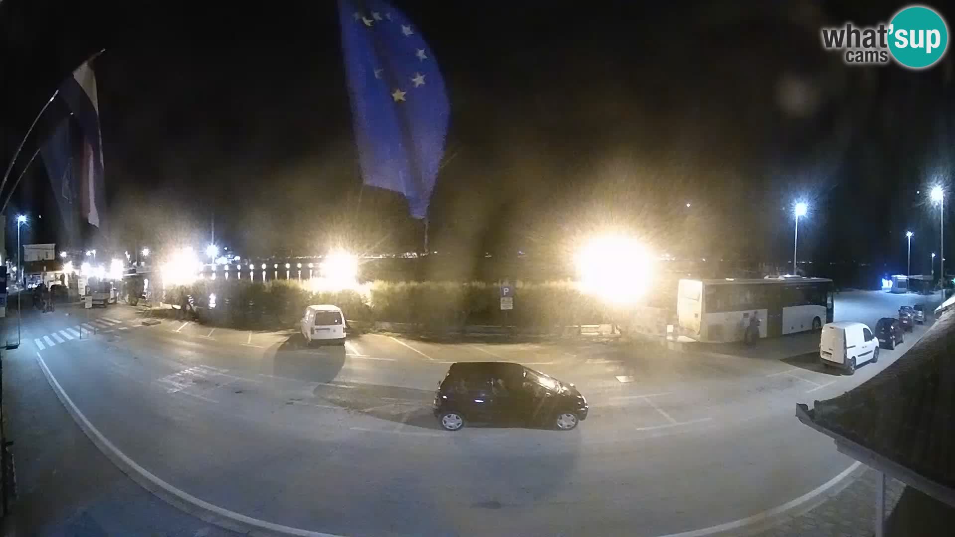 Spletna kamera Tkon – trajektni terminal