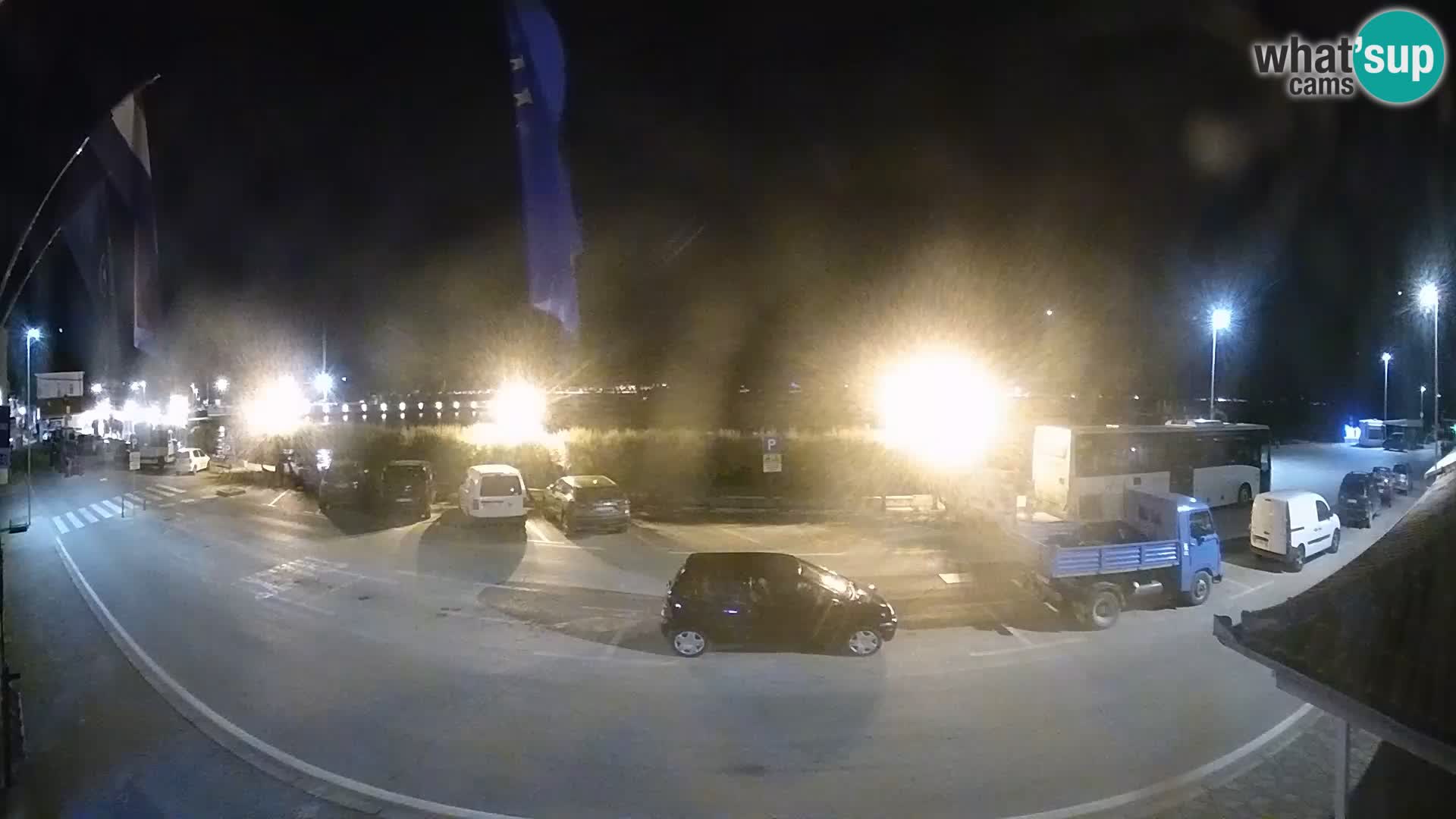 Spletna kamera Tkon – trajektni terminal