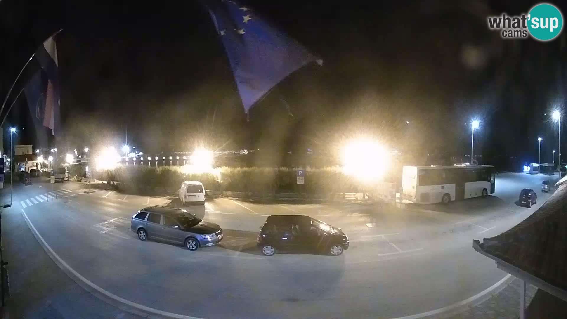 Spletna kamera Tkon – trajektni terminal