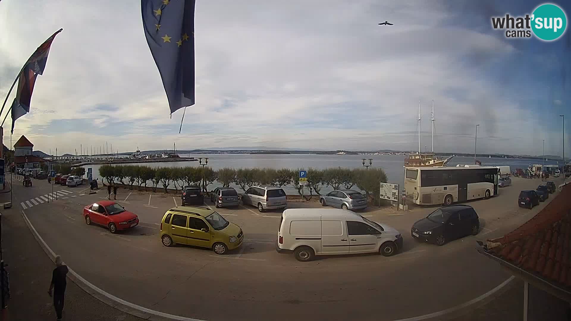 Web kamer u živo Tkon – trajektni terminal