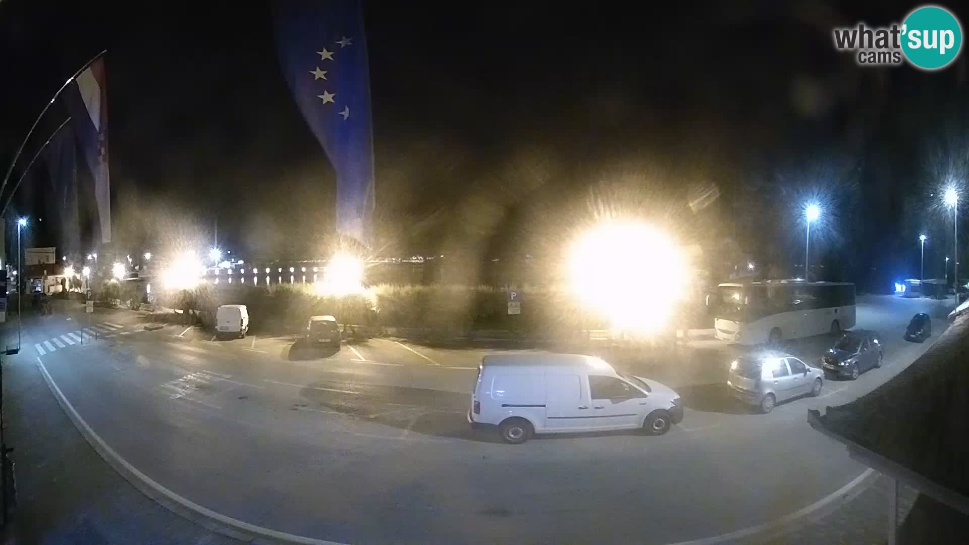 Spletna kamera Tkon – trajektni terminal