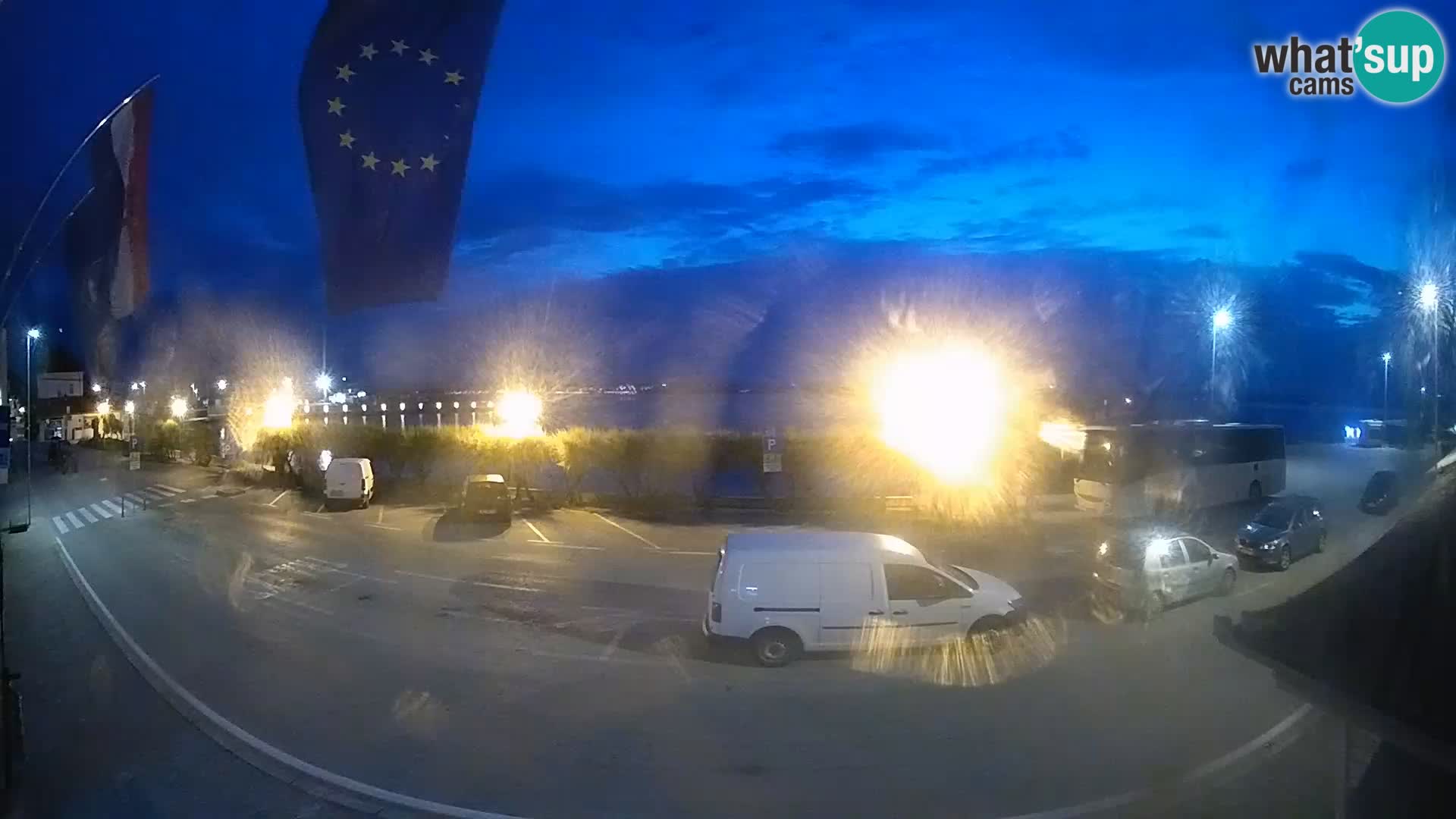 Spletna kamera Tkon – trajektni terminal