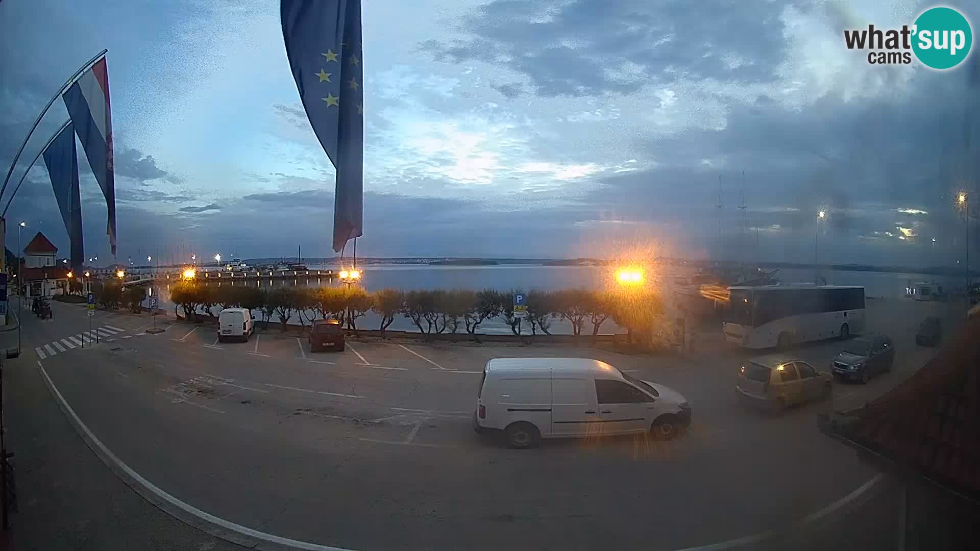 Web kamer u živo Tkon – trajektni terminal