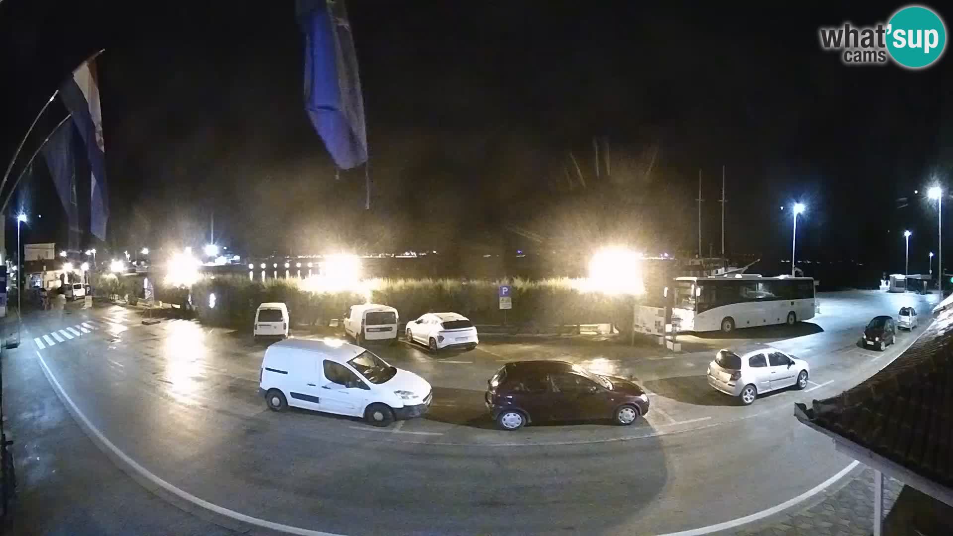Spletna kamera Tkon – trajektni terminal