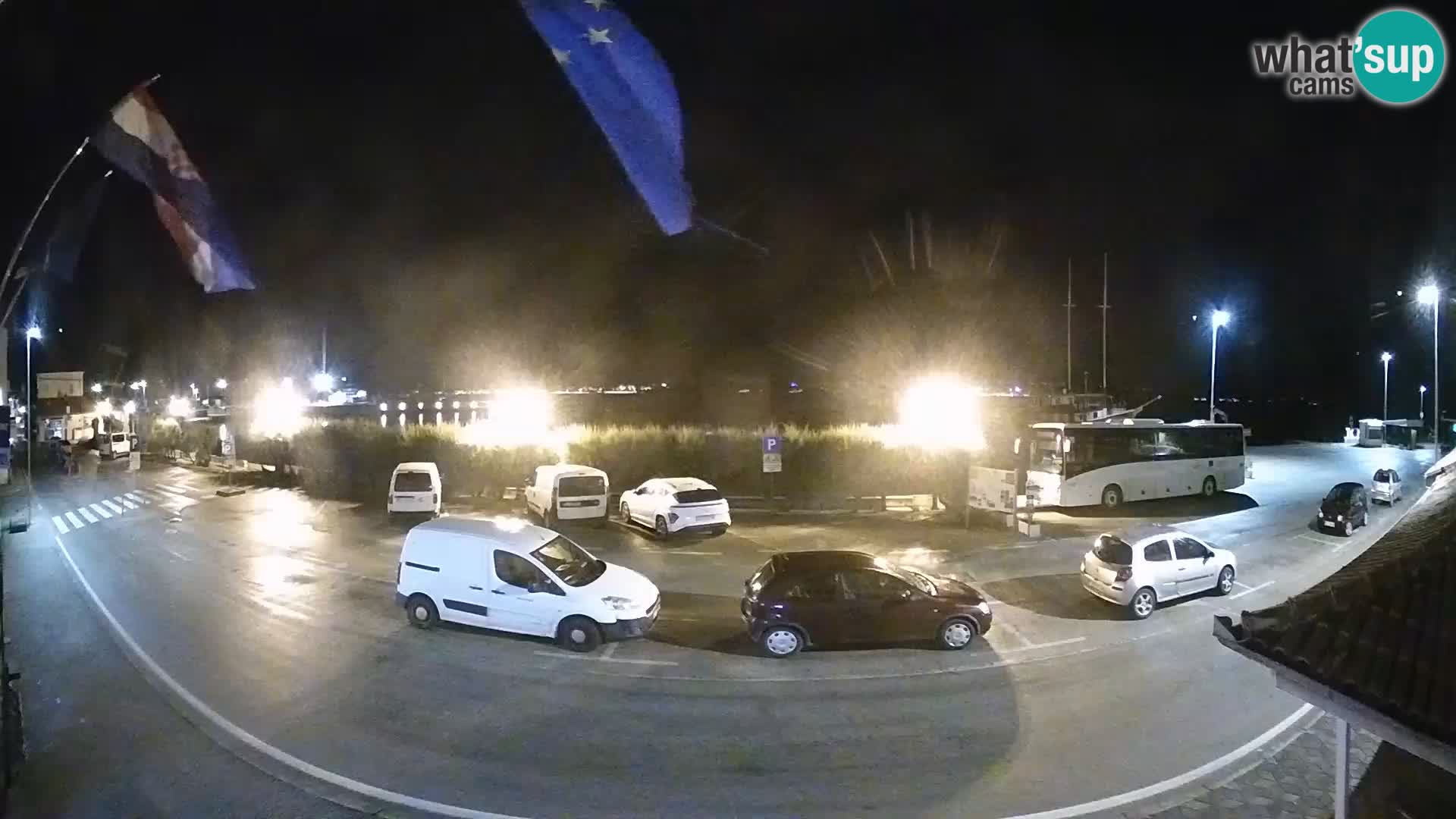Spletna kamera Tkon – trajektni terminal