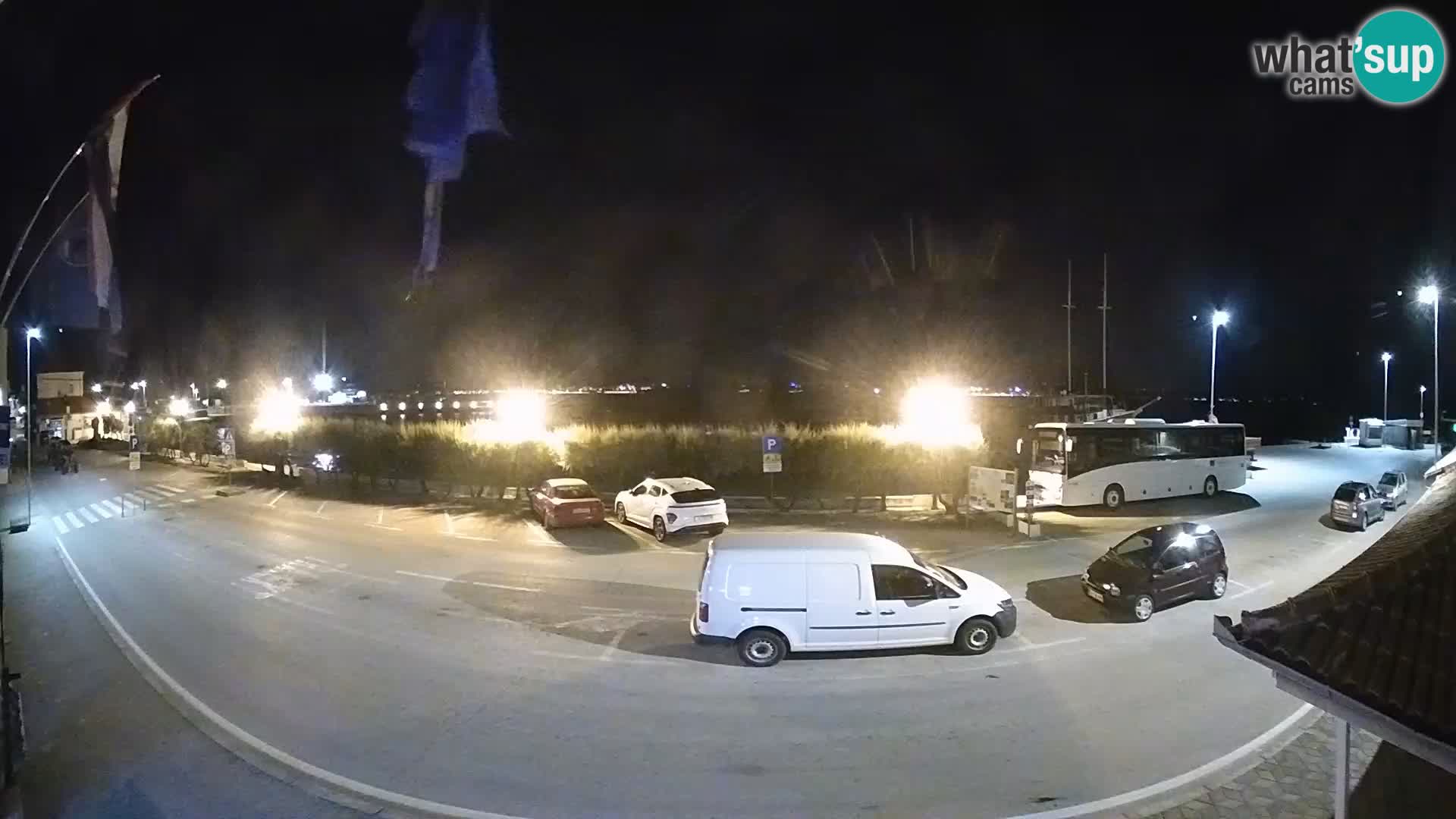 Spletna kamera Tkon – trajektni terminal