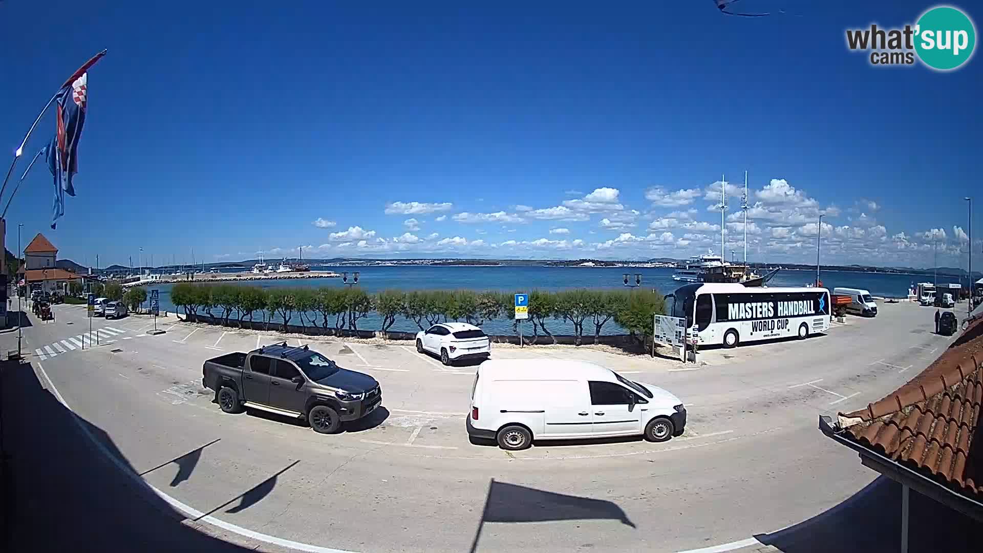 Web kamer u živo Tkon – trajektni terminal