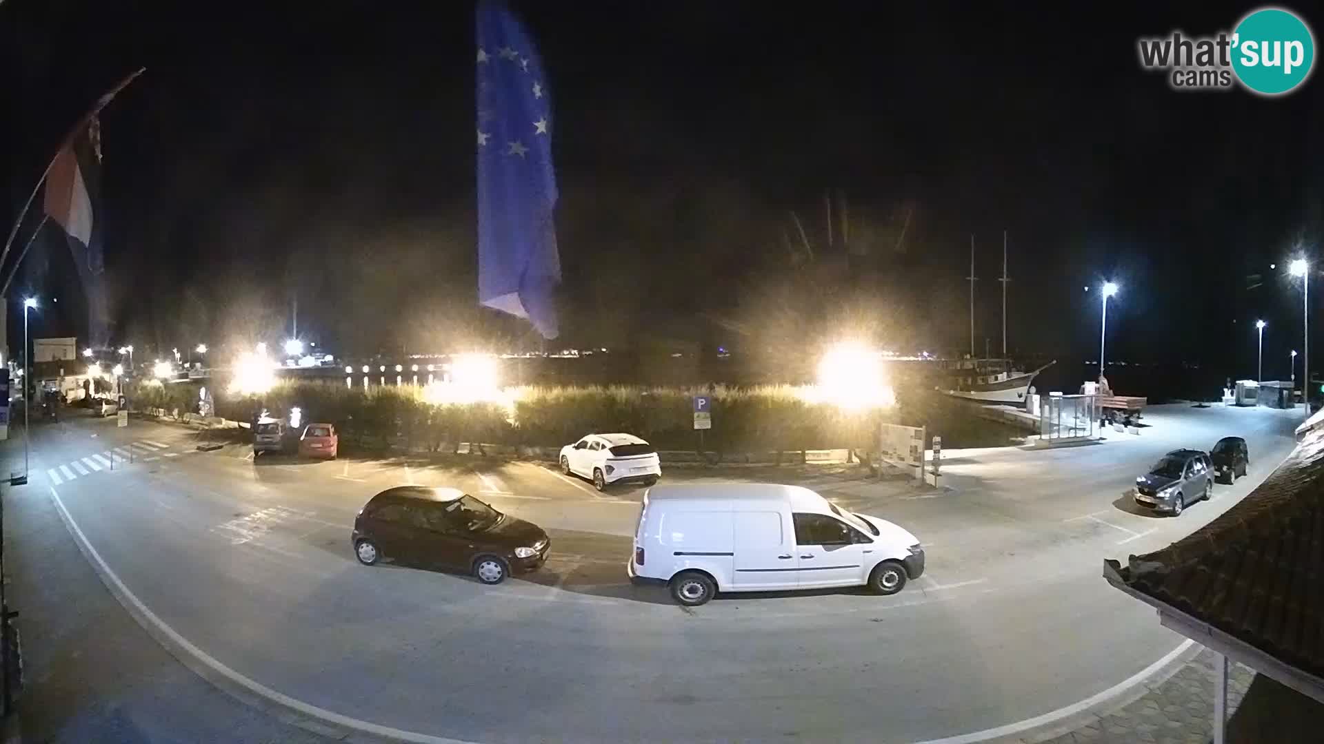 Spletna kamera Tkon – trajektni terminal