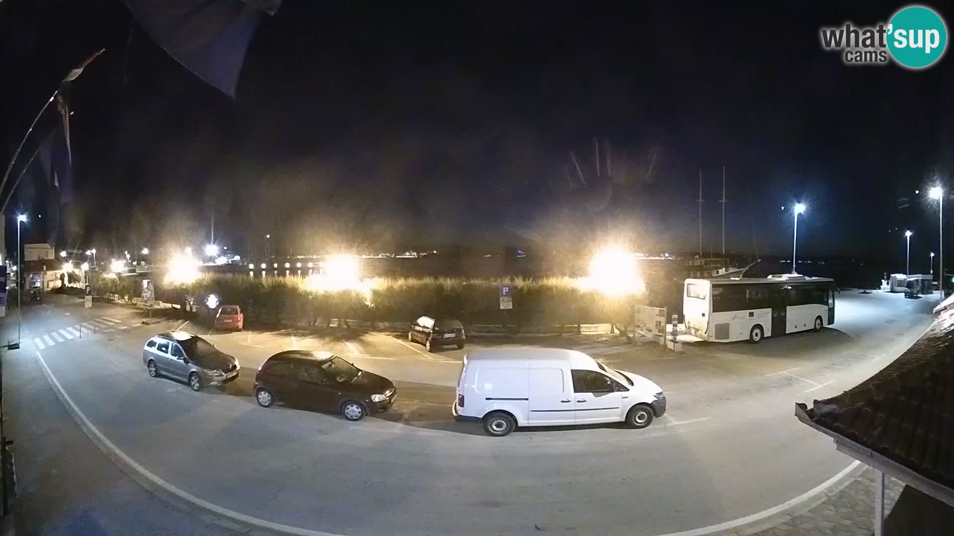 Spletna kamera Tkon – trajektni terminal