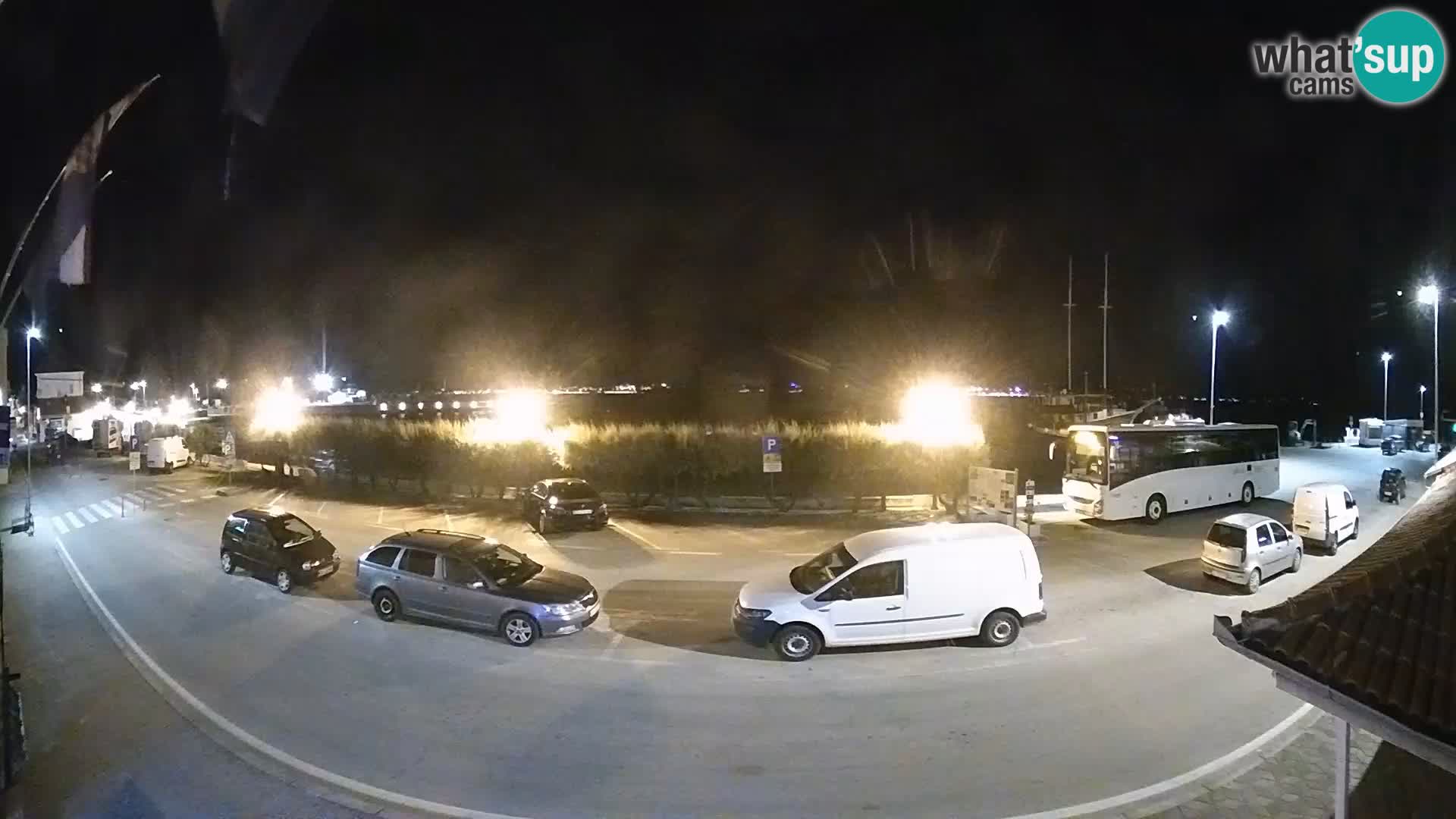 Spletna kamera Tkon – trajektni terminal