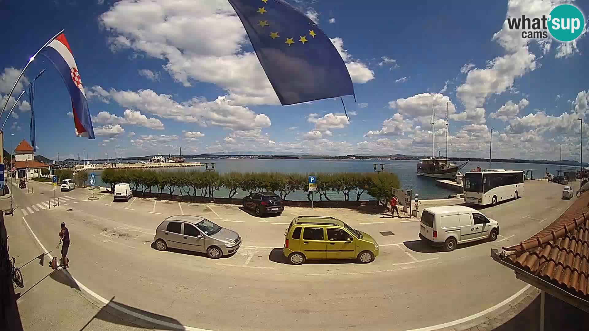 Web kamer u živo Tkon – trajektni terminal