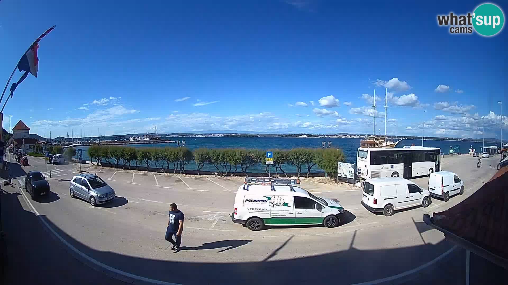 Web kamer u živo Tkon – trajektni terminal
