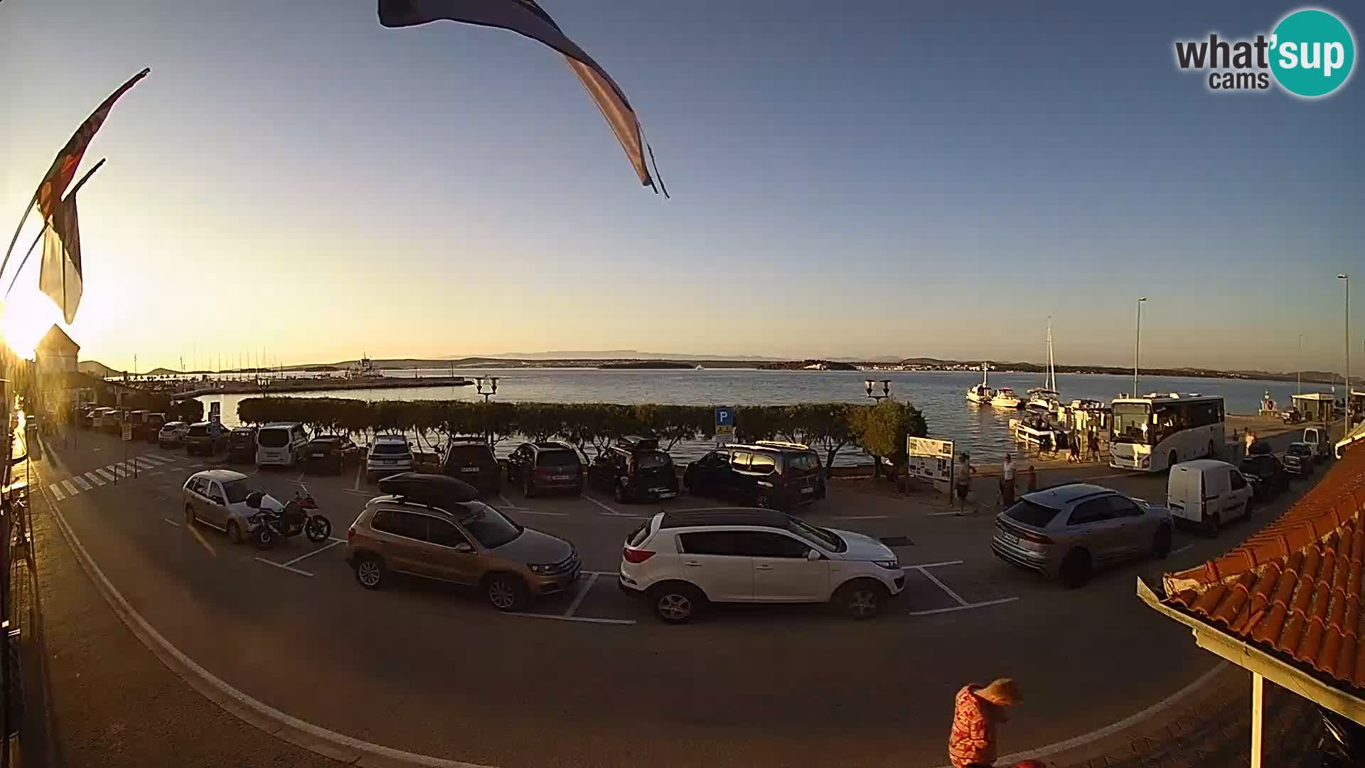 Web kamer u živo Tkon – trajektni terminal