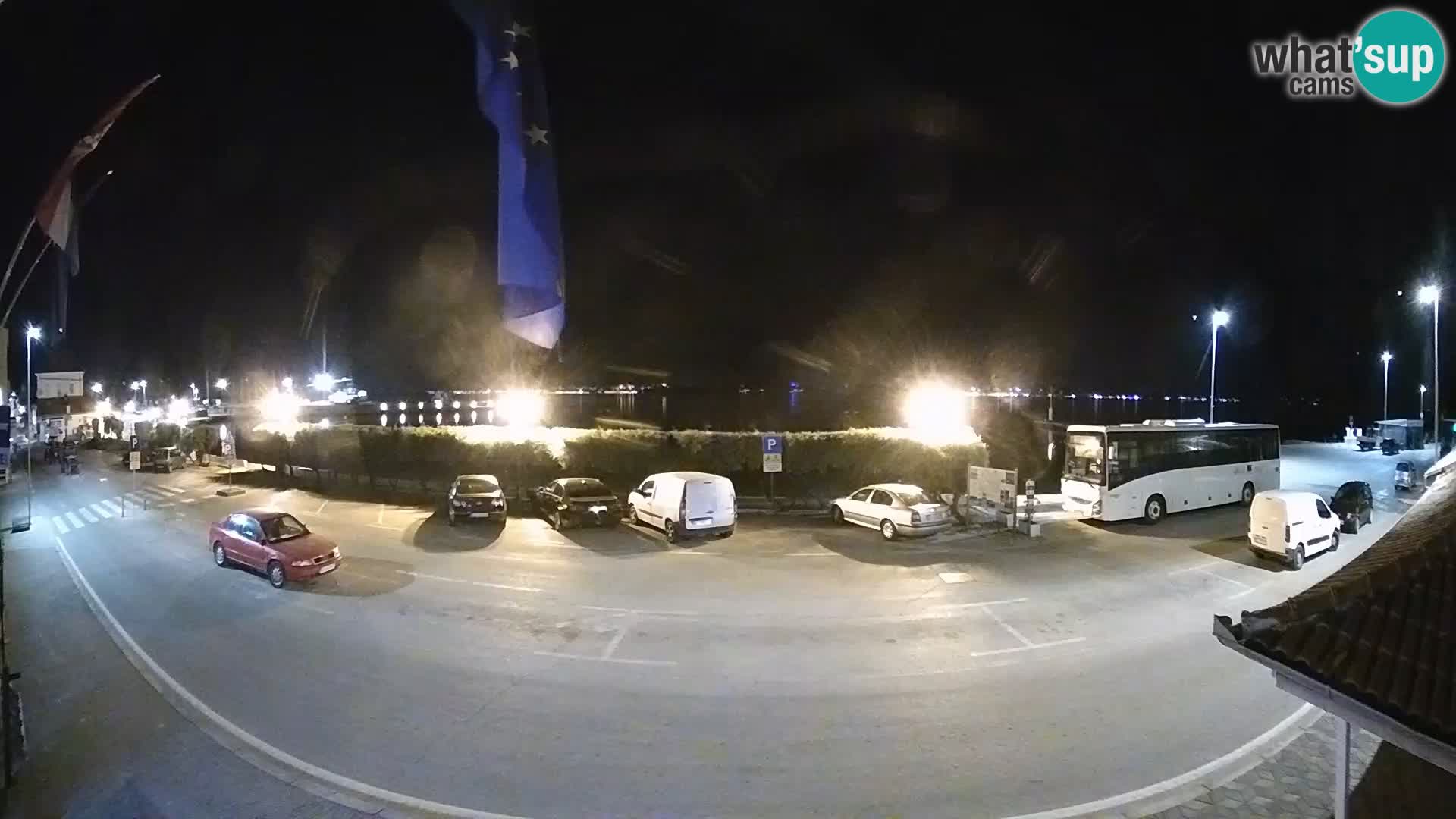 Spletna kamera Tkon – trajektni terminal