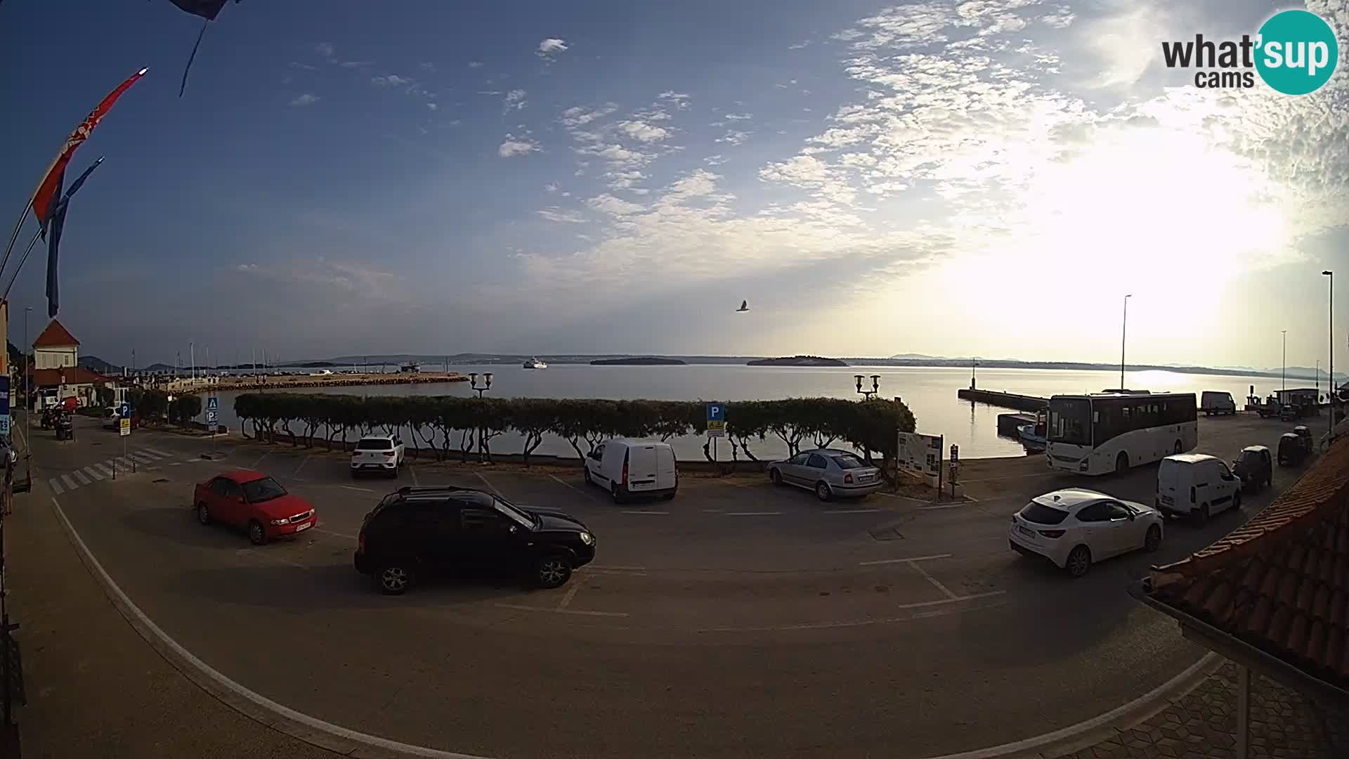 Web kamer u živo Tkon – trajektni terminal