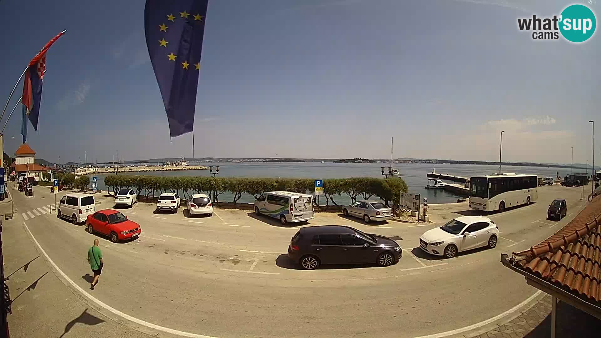 Web kamer u živo Tkon – trajektni terminal