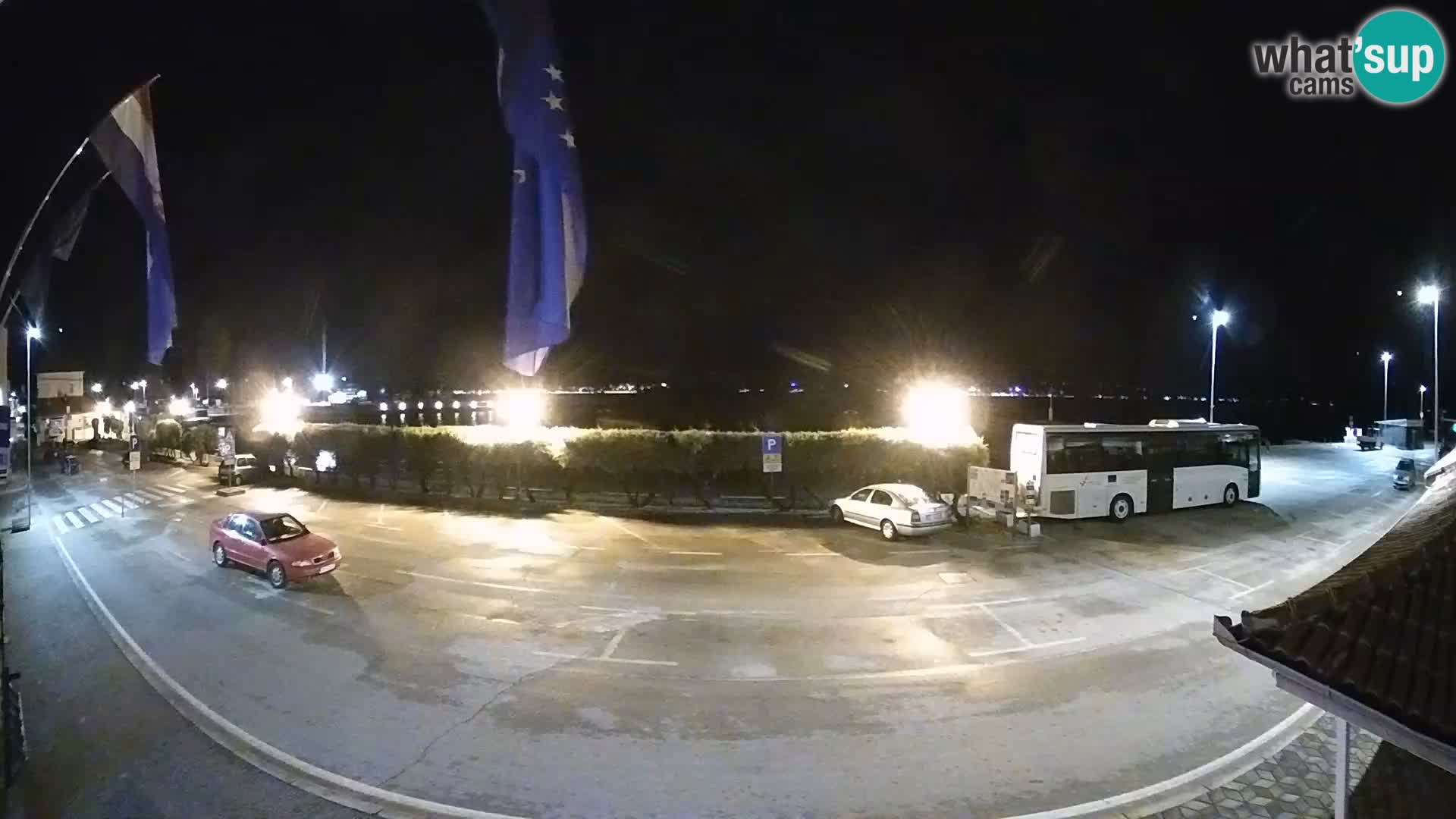 Spletna kamera Tkon – trajektni terminal