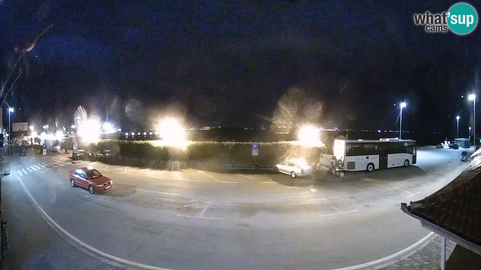 Spletna kamera Tkon – trajektni terminal