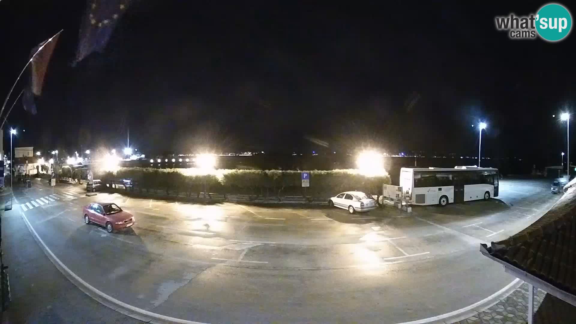 Spletna kamera Tkon – trajektni terminal