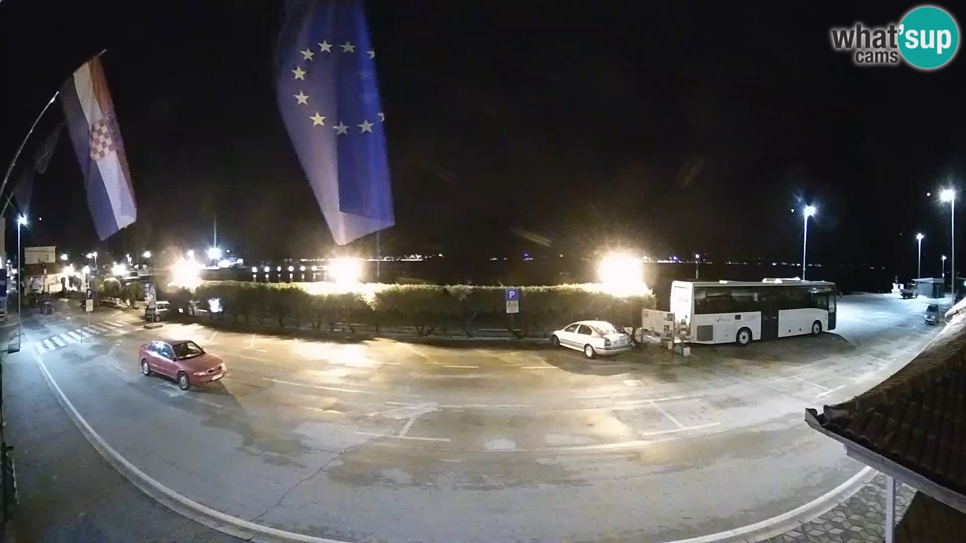 Web kamer u živo Tkon – trajektni terminal
