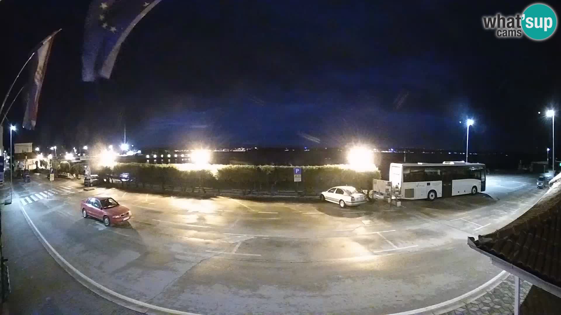 Web kamer u živo Tkon – trajektni terminal